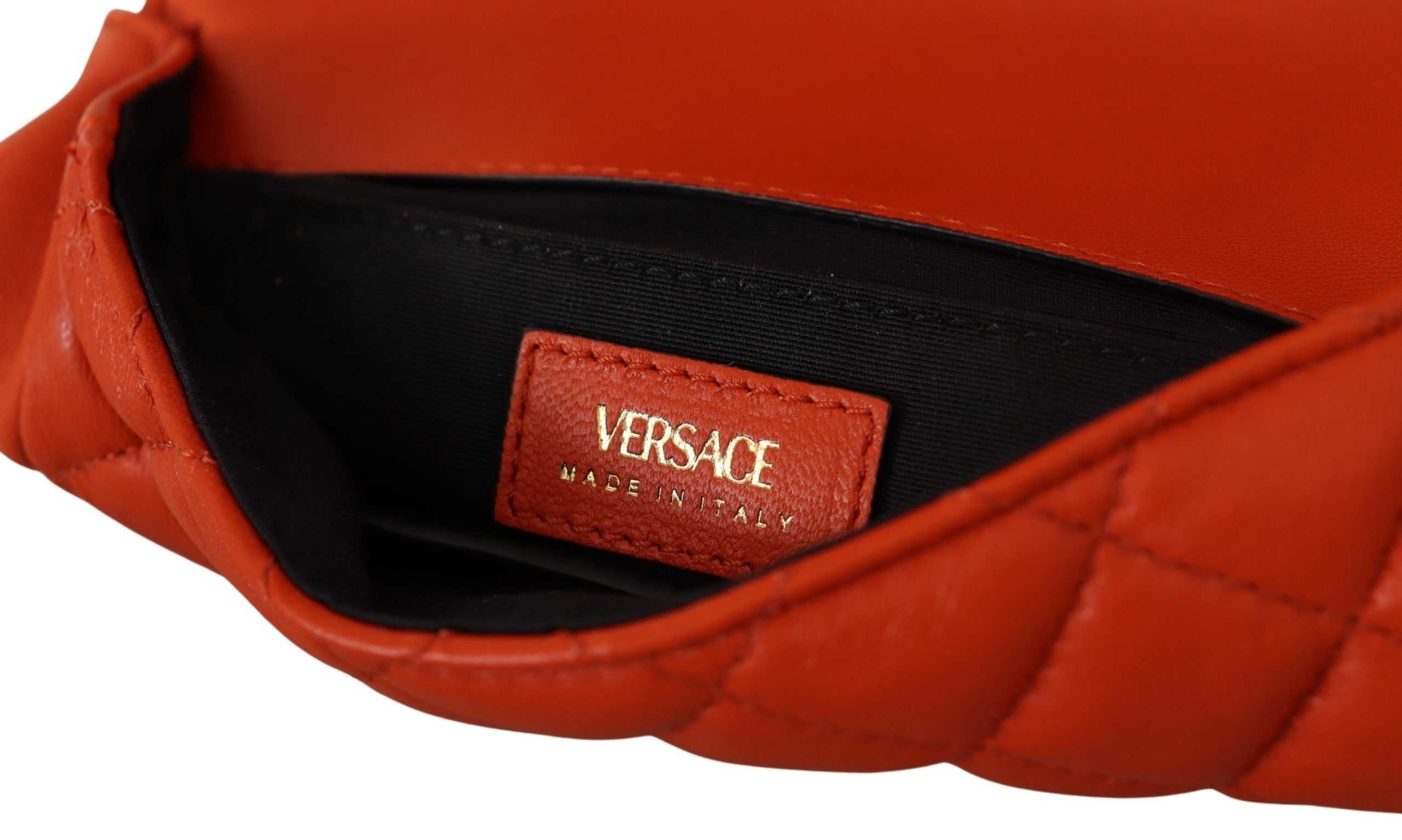 Versace Elegant Red Nappa Leather Crossbody Bag - Luksusmuotia Versace - Tutustu YVES JAVANNI® 