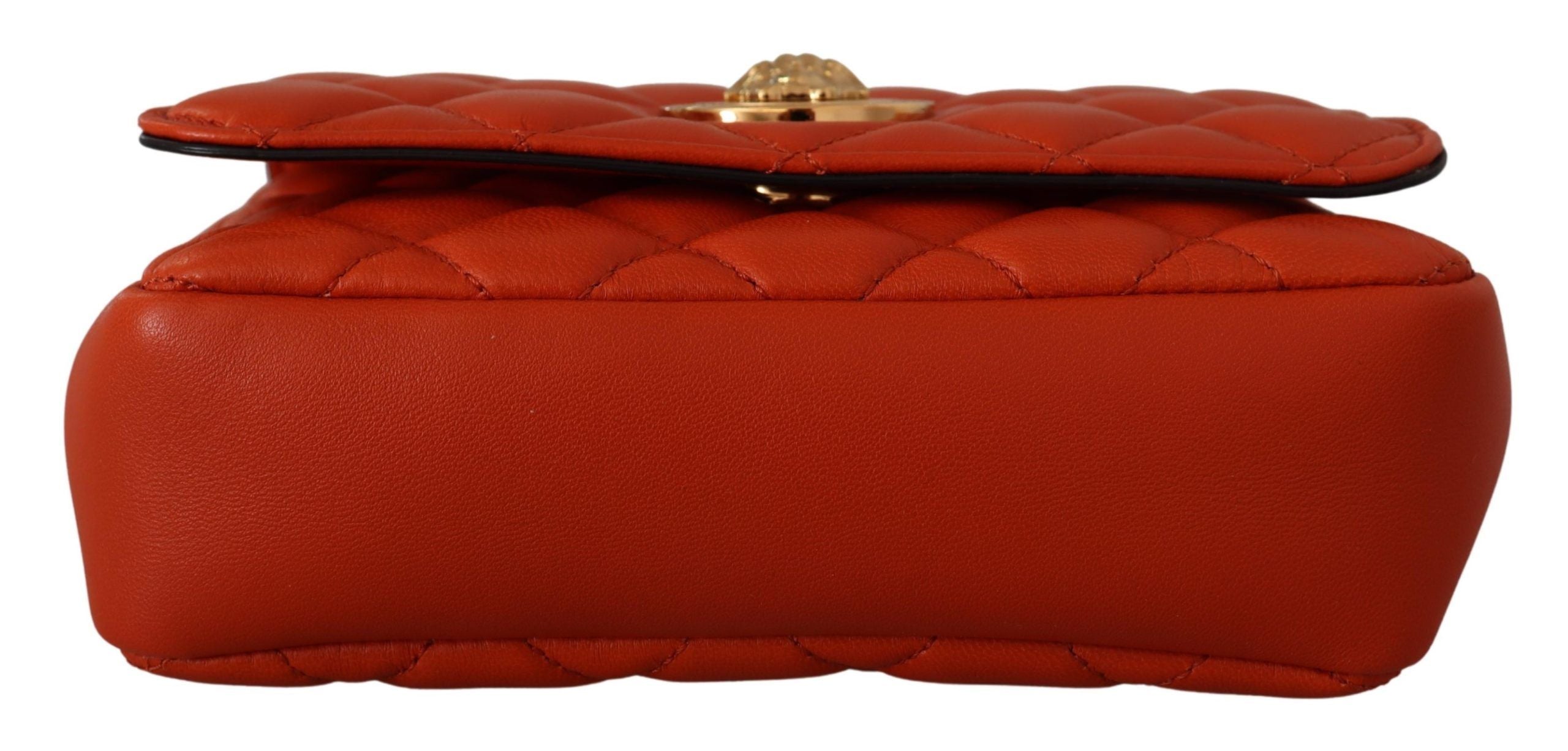 Versace Elegant Red Nappa Leather Crossbody Bag - Luksusmuotia Versace - Tutustu YVES JAVANNI® 