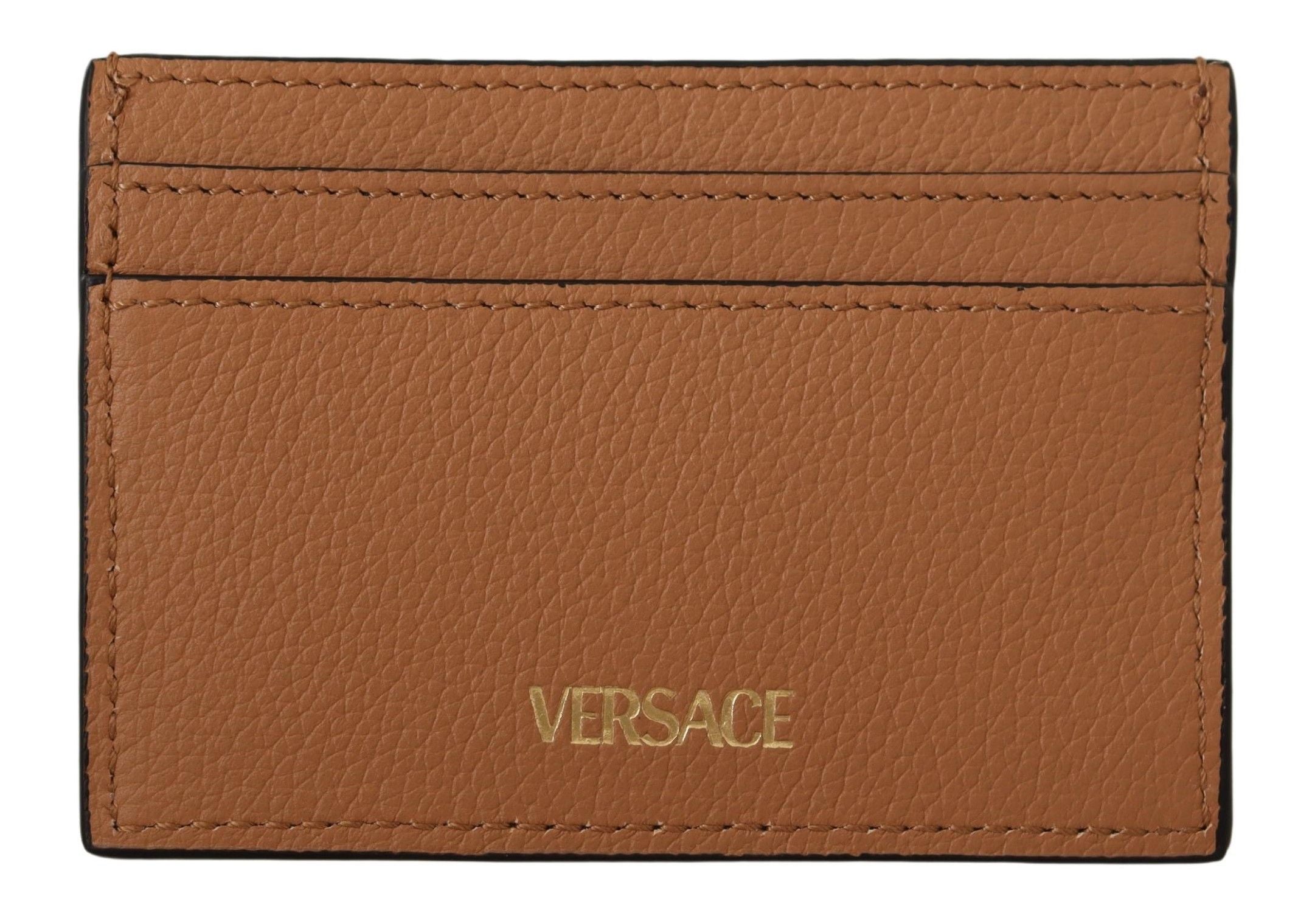 Versace Elegant Medusa Calf Leather Card Holder - Luksuslaukut ja asusteet Versace - Tutustu YVES JAVANNI® 