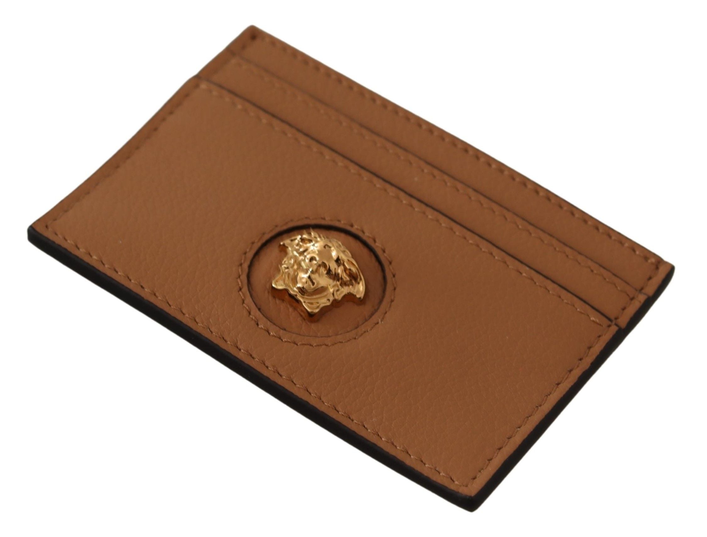 Versace Elegant Medusa Calf Leather Card Holder - Luksuslaukut ja asusteet Versace - Tutustu YVES JAVANNI® 