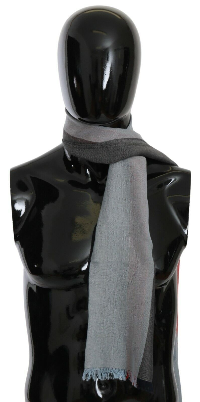 Dolce & Gabbana Elegant Gray Italian Cotton Scarf - Luksusmuotia Dolce & Gabbana - Tutustu YVES JAVANNI® 