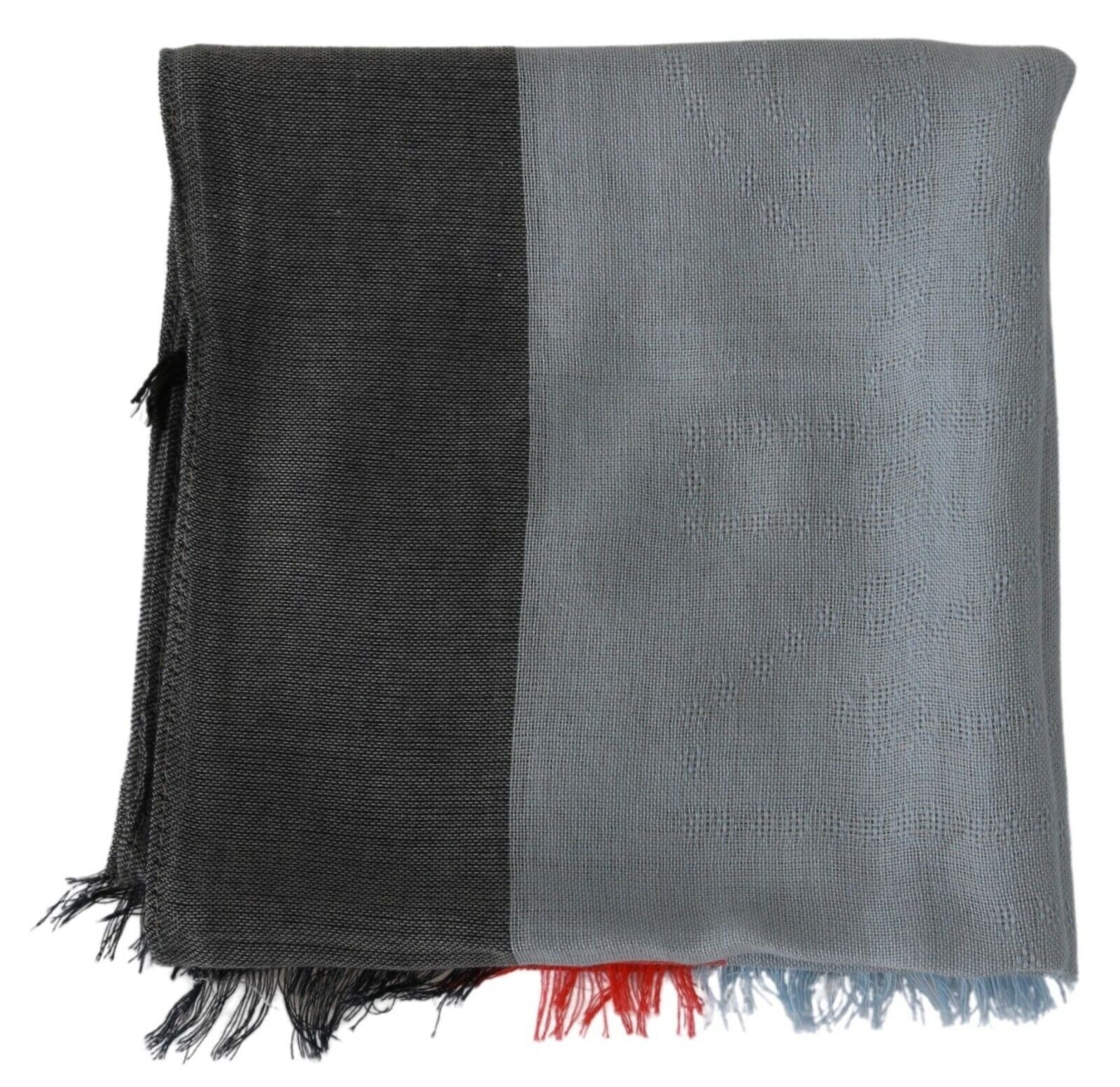 Dolce & Gabbana Elegant Gray Italian Cotton Scarf - Luksusmuotia Dolce & Gabbana - Tutustu YVES JAVANNI® 