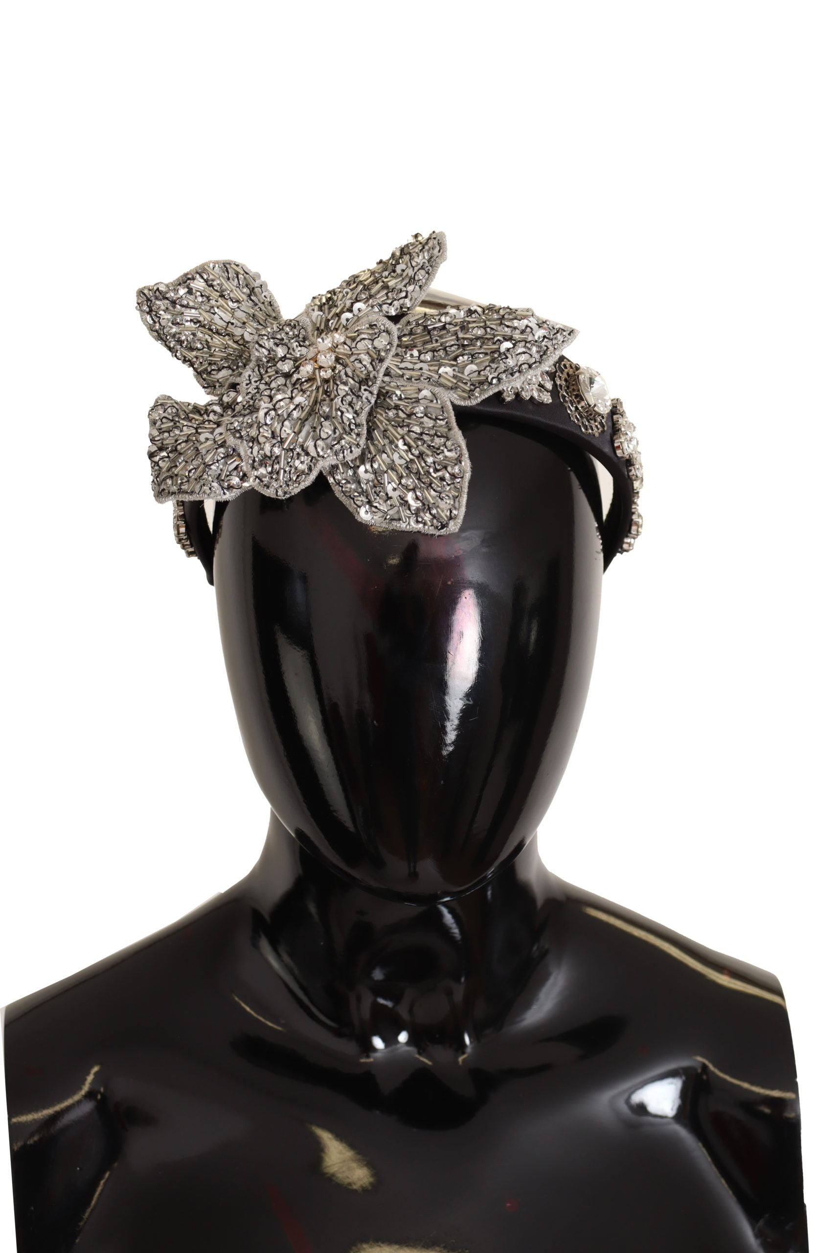 Dolce & Gabbana Elegant Crystal Diadem Headband - Chic Black - Luksusmuotia Dolce & Gabbana - Tutustu YVES JAVANNI® 