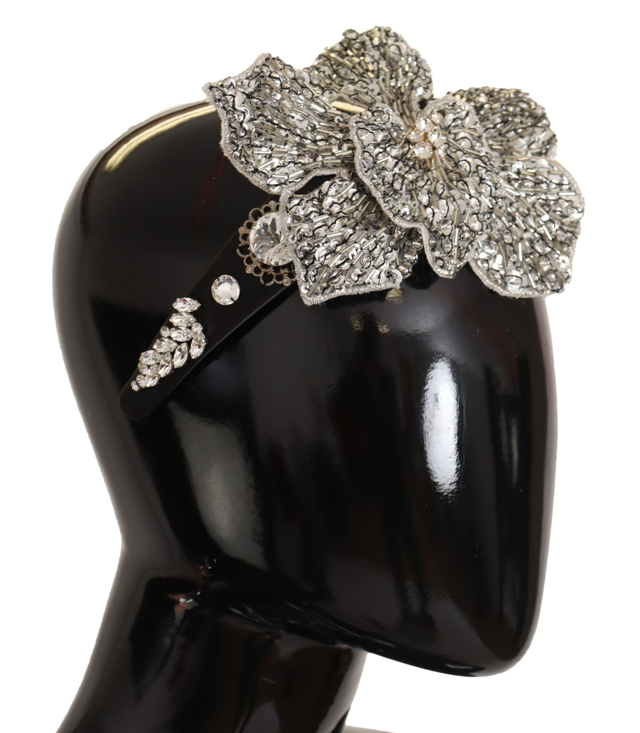 Dolce & Gabbana Elegant Crystal Diadem Headband - Chic Black - Luksusmuotia Dolce & Gabbana - Tutustu YVES JAVANNI® 