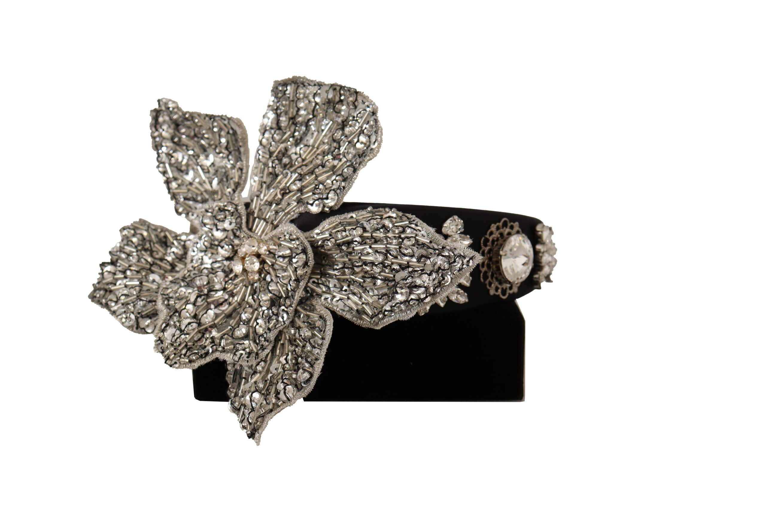 Dolce & Gabbana Elegant Crystal Diadem Headband - Chic Black - Luksuslaukut ja asusteet Dolce & Gabbana - Tutustu YVES JAVANNI® 