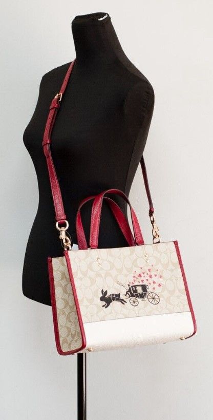 COACH Dempsey Medium Lunar New Year Rabbit Signature Carryall Tote Bag - Luxury from COACH - Shop at YVES JAVANNI