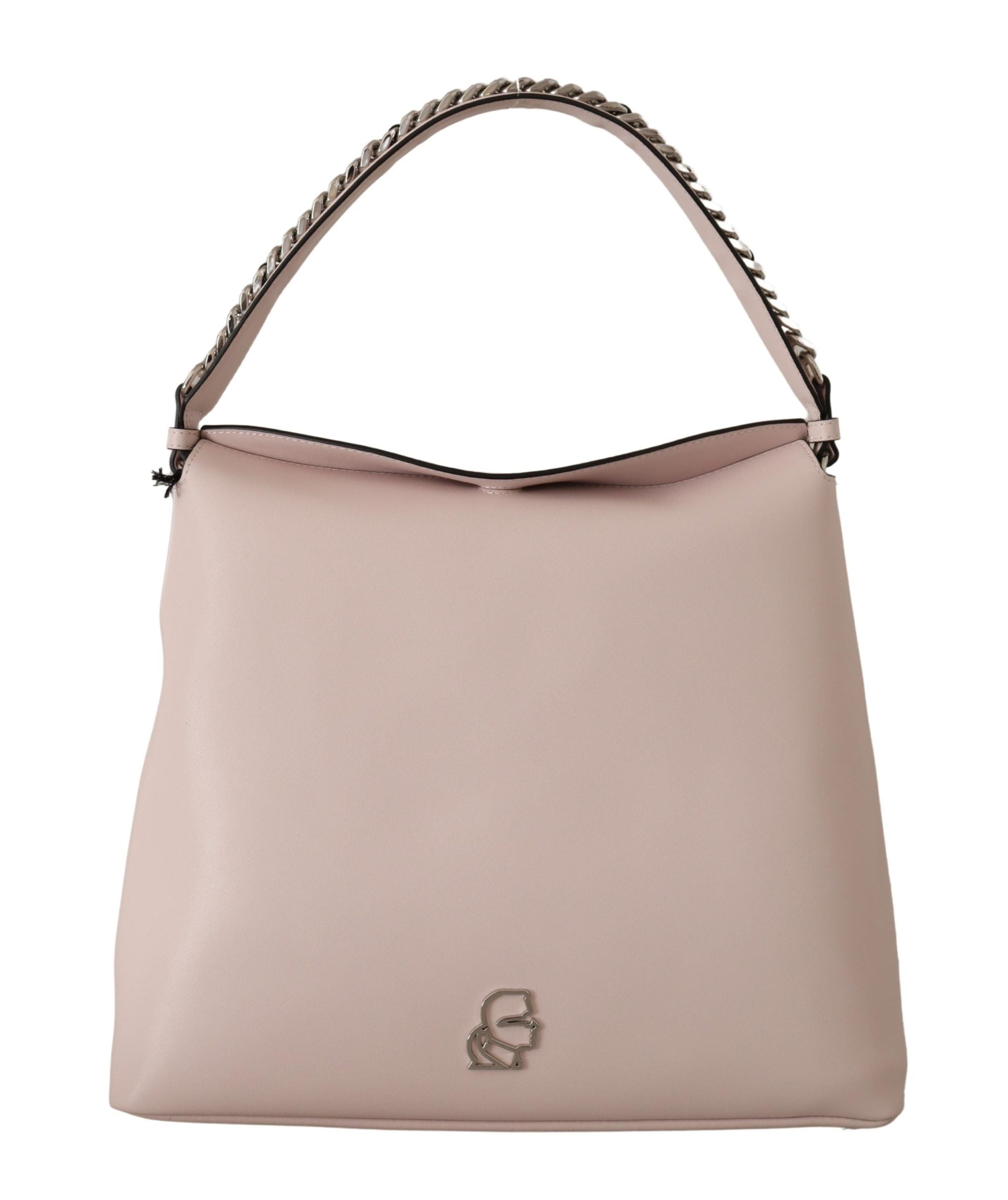 Karl Lagerfeld Elegant Mauve Chalk Leather Shoulder Bag - Luksusmuotia Karl Lagerfeld - Tutustu YVES JAVANNI® 