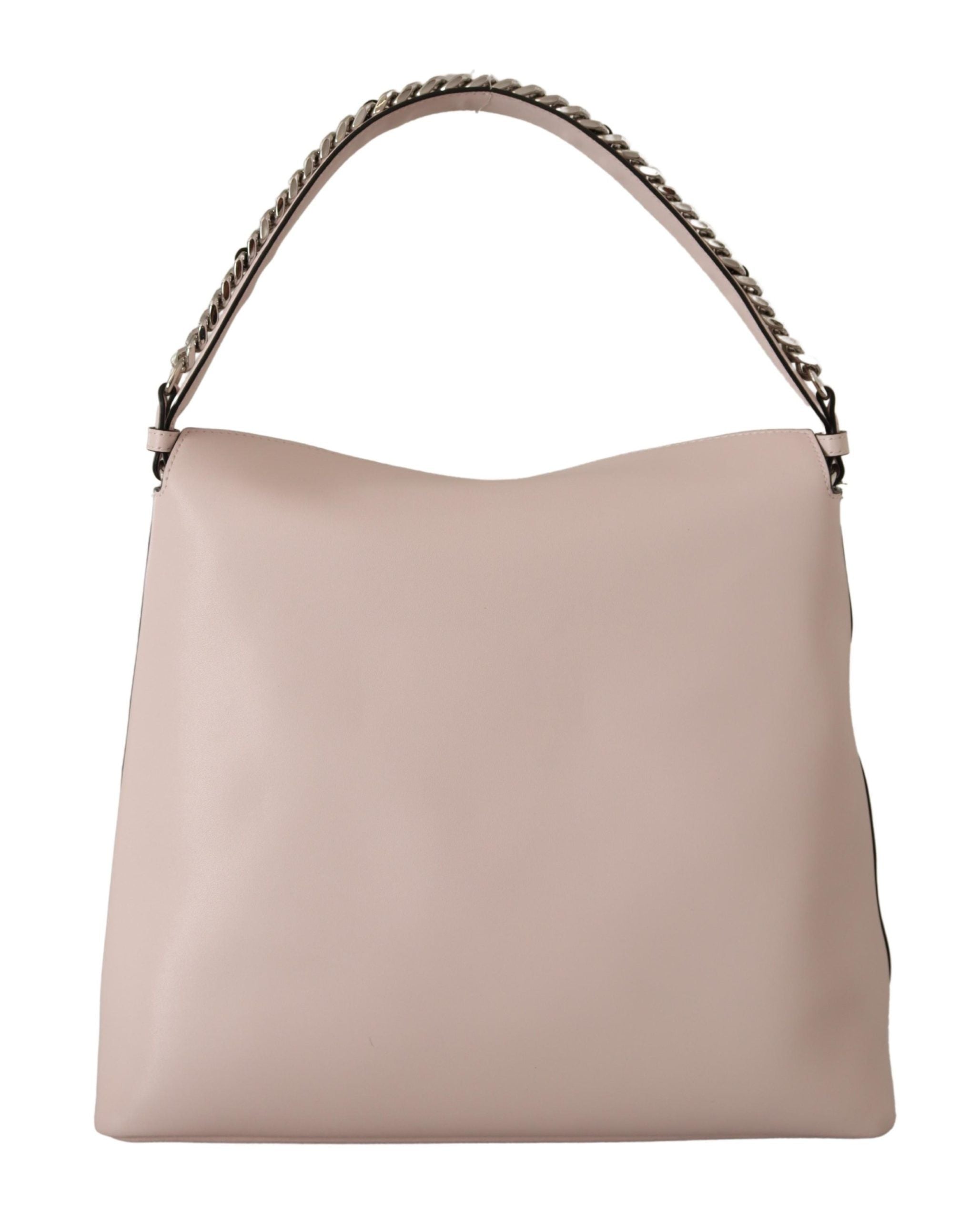 Karl Lagerfeld Elegant Mauve Chalk Leather Shoulder Bag - Luksusmuotia Karl Lagerfeld - Tutustu YVES JAVANNI® 