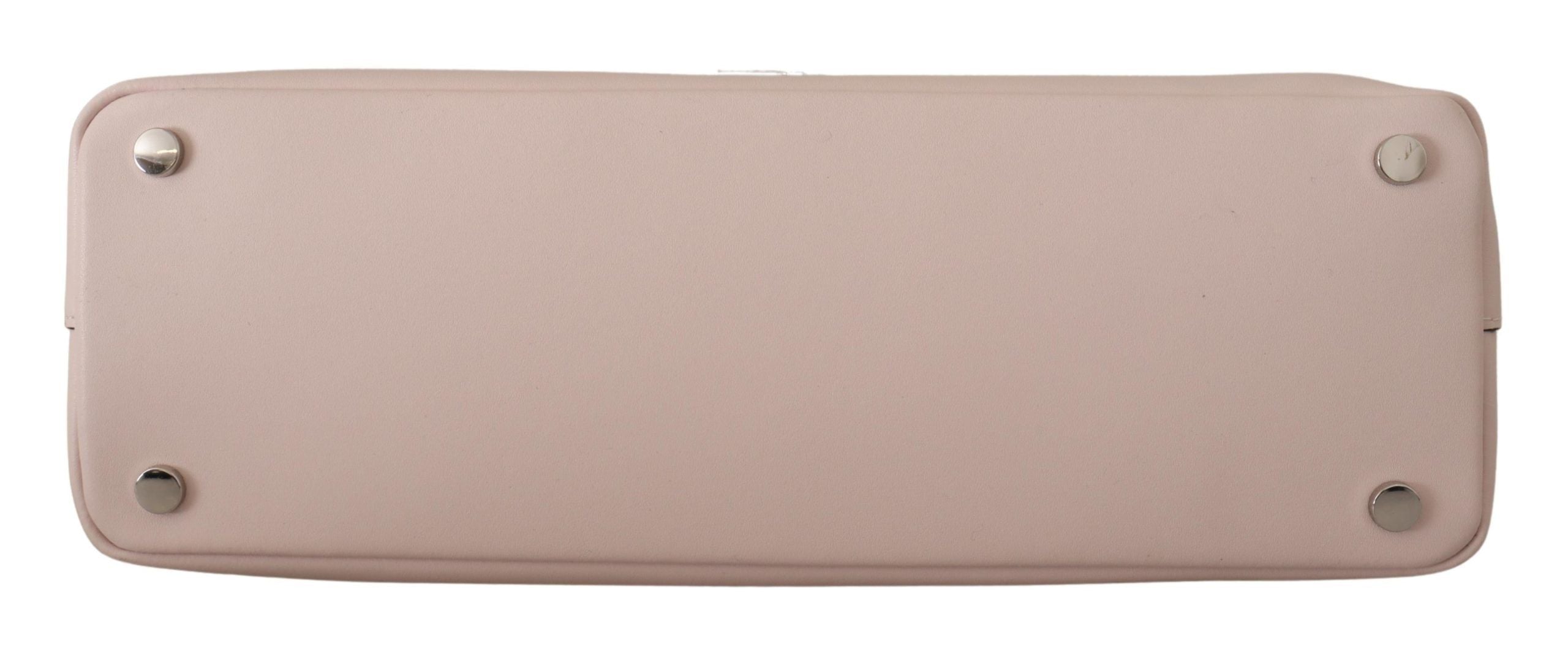 Karl Lagerfeld Elegant Mauve Chalk Leather Shoulder Bag - Luksusmuotia Karl Lagerfeld - Tutustu YVES JAVANNI® 