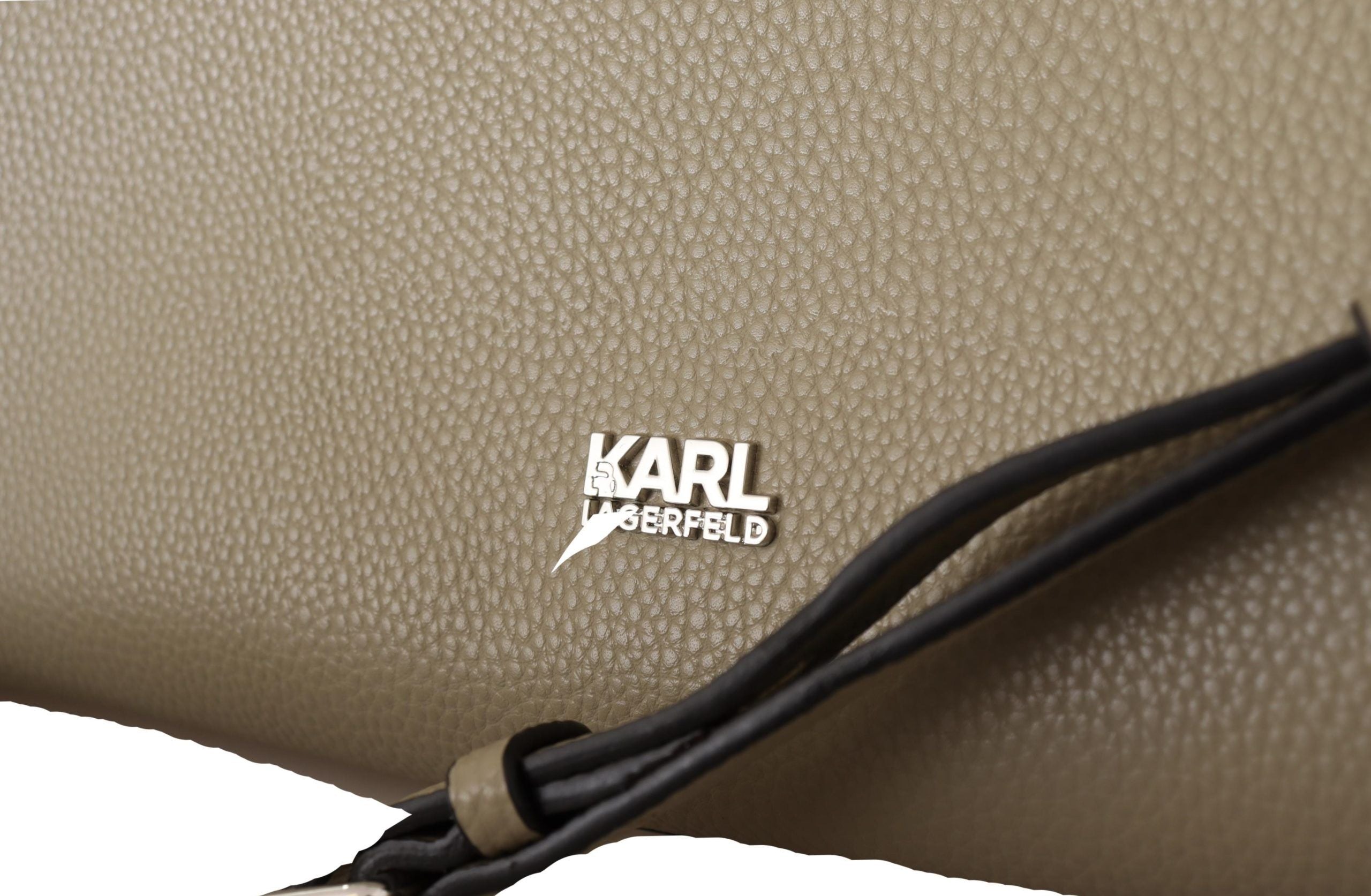 Karl Lagerfeld Enchanting Sage Green Leather Tote - Luksusmuotia Karl Lagerfeld - Tutustu YVES JAVANNI® 