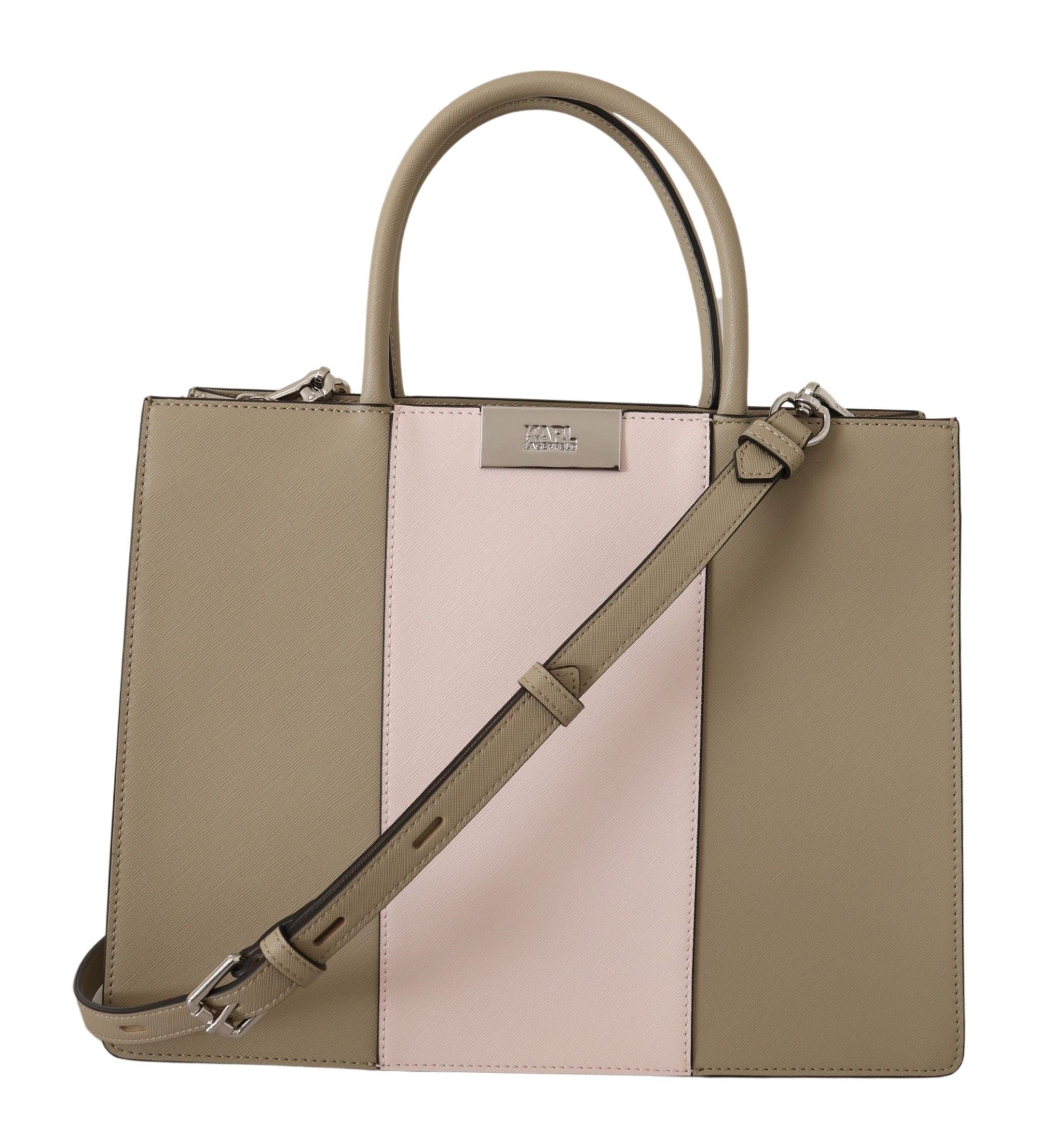 Karl Lagerfeld Elegant Sage Green Tote Shoulder Bag - Luksuslaukut ja asusteet Karl Lagerfeld - Tutustu YVES JAVANNI® 