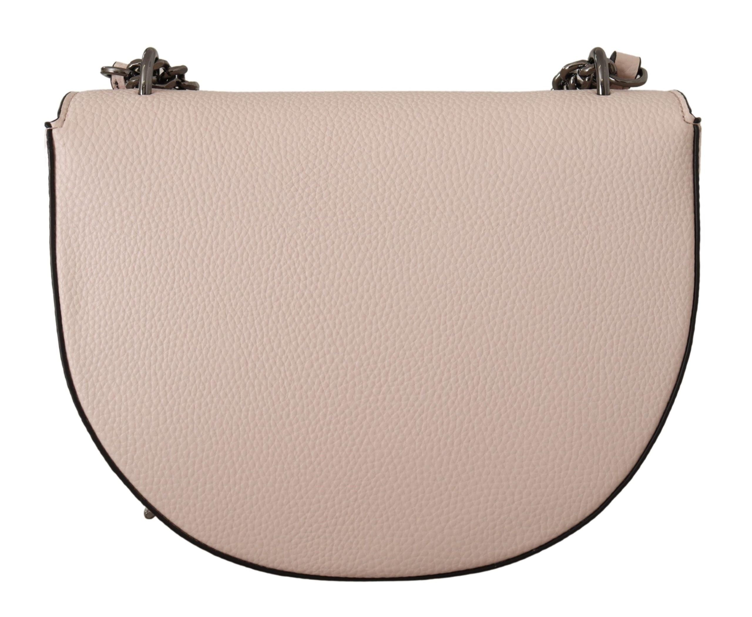 Karl Lagerfeld Elegant Mauve Light Pink Leather Shoulder Bag - Luksusmuotia Karl Lagerfeld - Tutustu YVES JAVANNI® 