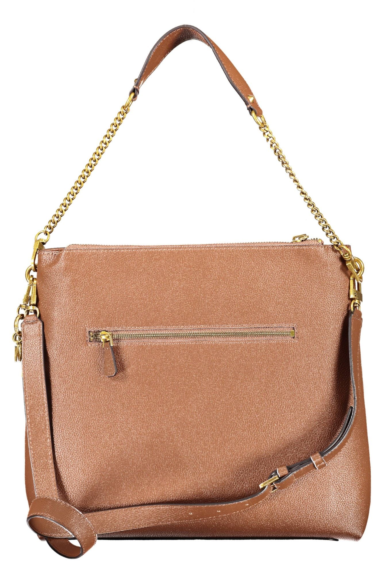 Guess Chic Brown Polyurethane Shoulder Bag - Luksusmuotia Guess Jeans - Tutustu YVES JAVANNI® 