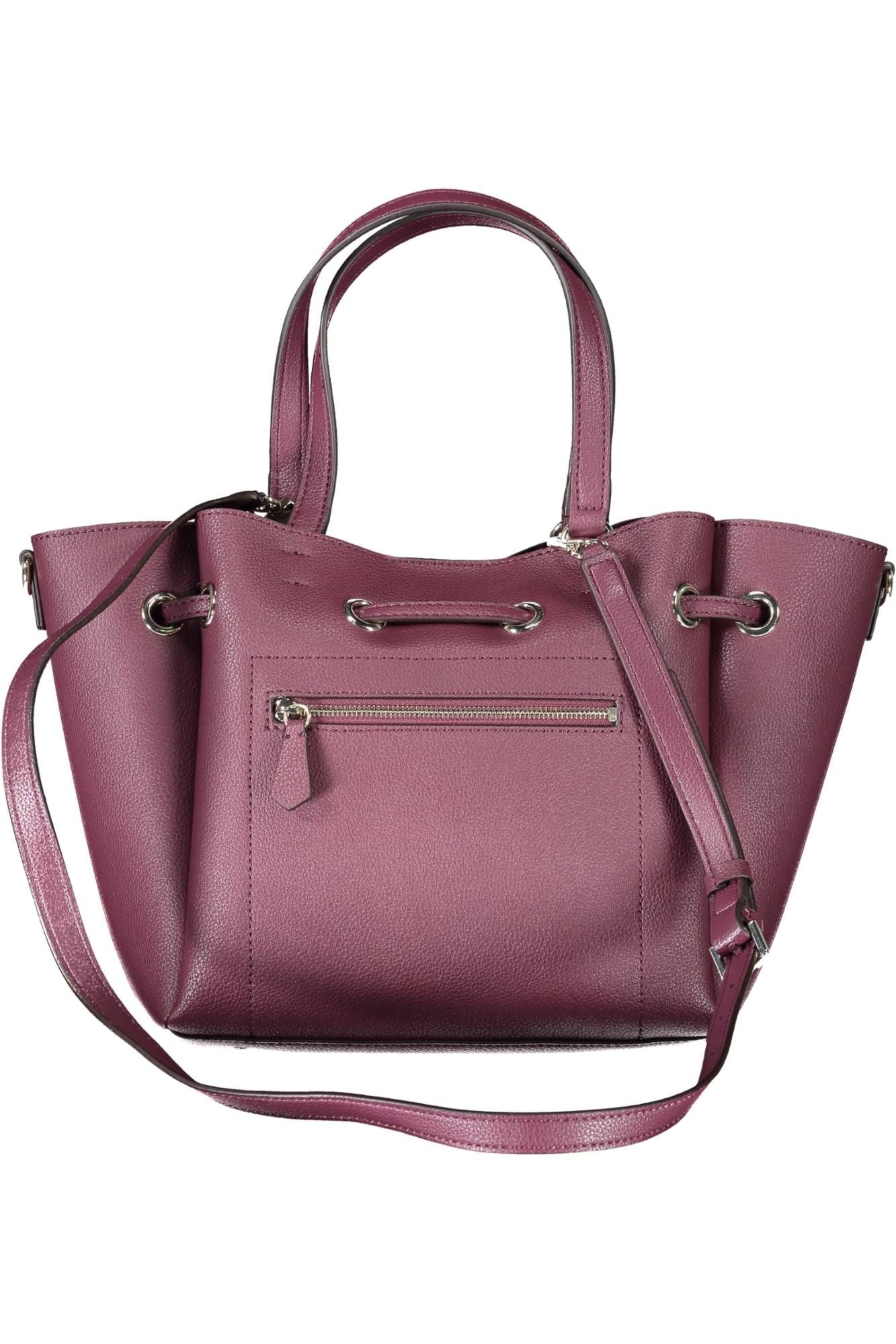 Guess Elegant Purple Handbag with Versatile Straps - Luksusmuotia Guess Jeans - Tutustu YVES JAVANNI® 