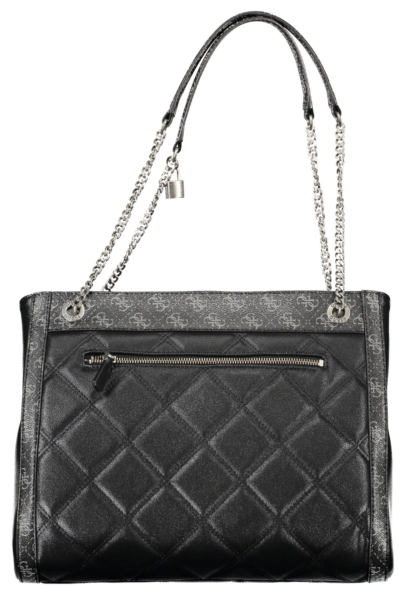 Guess Elegant Black Multi-Compartment Handbag - Luksusmuotia Guess Jeans - Tutustu YVES JAVANNI® 