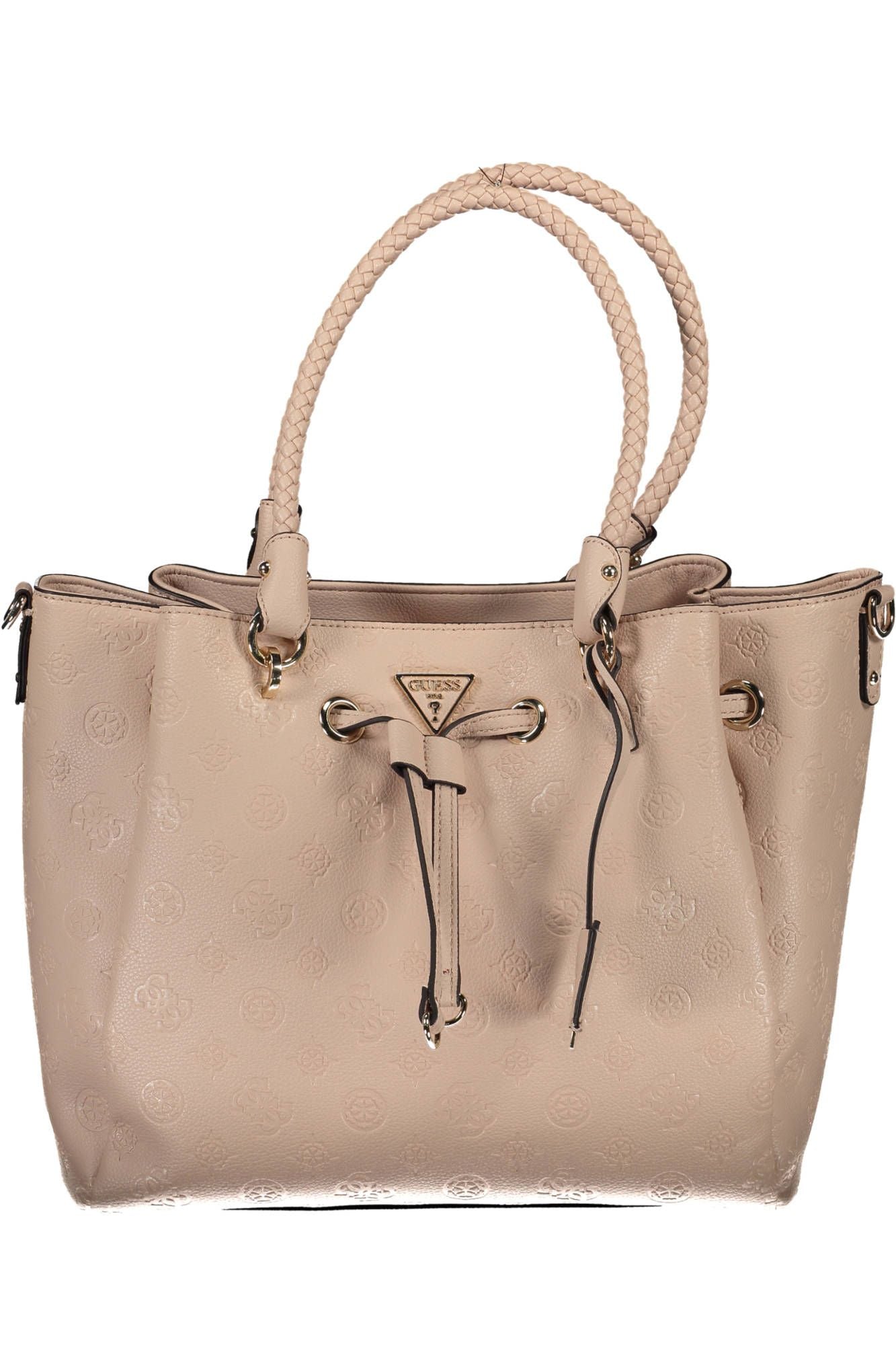 Guess Chic Pink Drawstring Handbag – Timeless Elegance - Luksusmuotia Guess Jeans - Tutustu YVES JAVANNI® 