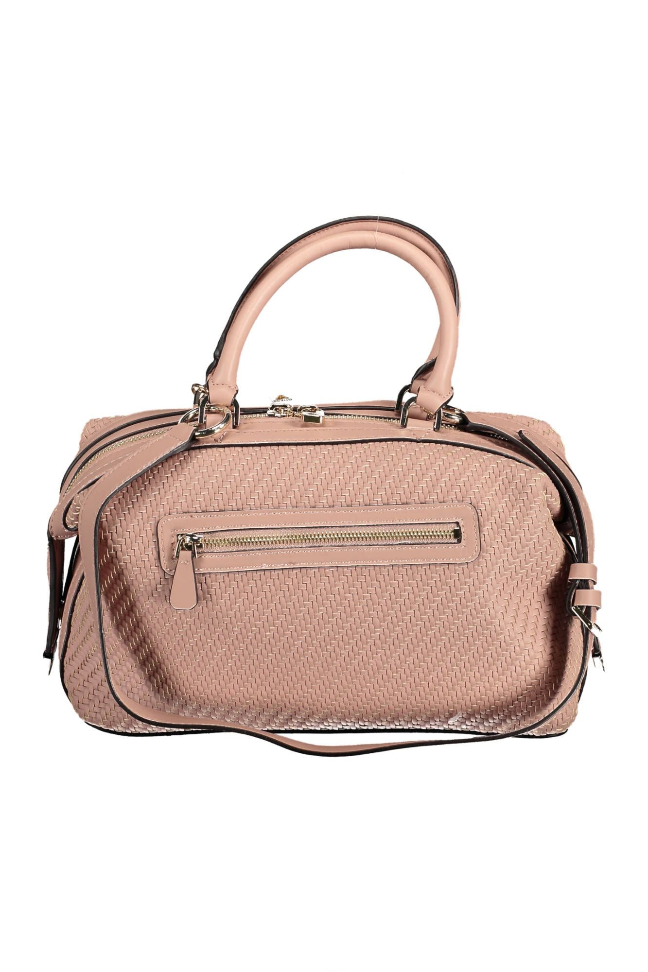 Guess Chic Pink Satchel with Contrasting Details - Luksusmuotia Guess Jeans - Tutustu YVES JAVANNI® 