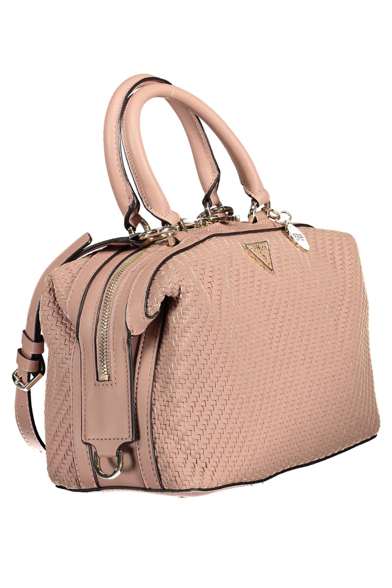 Guess Chic Pink Satchel with Contrasting Details - Luksusmuotia Guess Jeans - Tutustu YVES JAVANNI® 