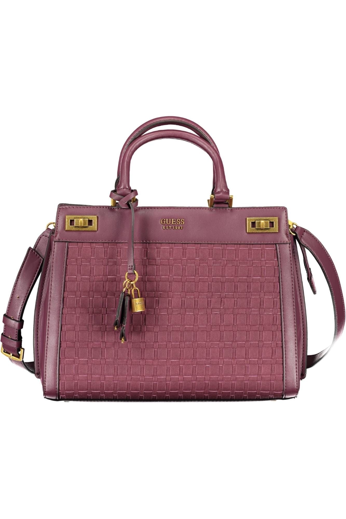 Guess Elegant Purple Polyurethane Handbag - Luksusmuotia Guess Jeans - Tutustu YVES JAVANNI® 