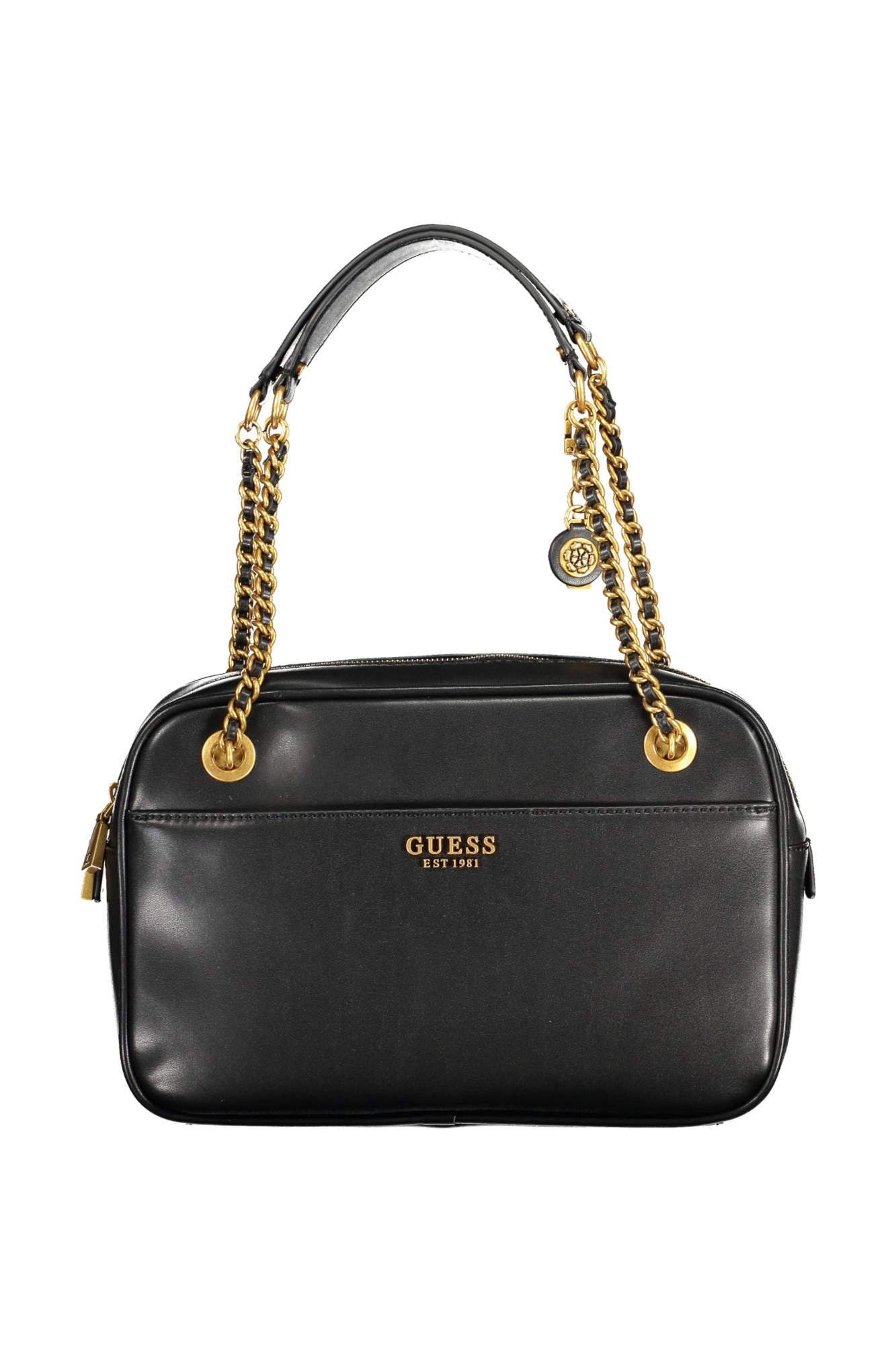 Guess Elegant Black Chain Shoulder Bag - Luksusmuotia Guess Jeans - Tutustu YVES JAVANNI® 