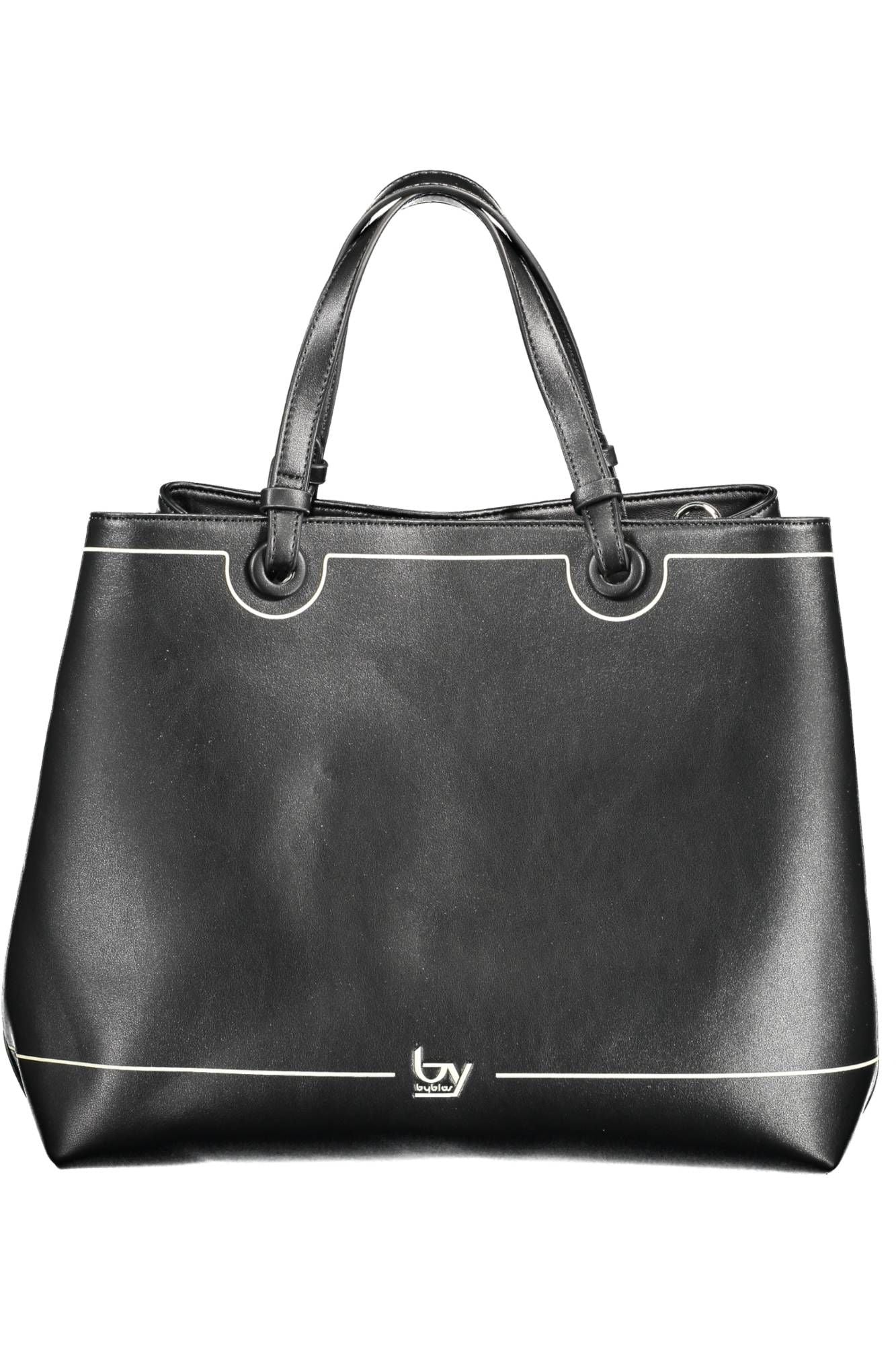 BYBLOS Elegant Black Two-Handled Shoulder Bag - Luksusmuotia BYBLOS - Tutustu YVES JAVANNI® 