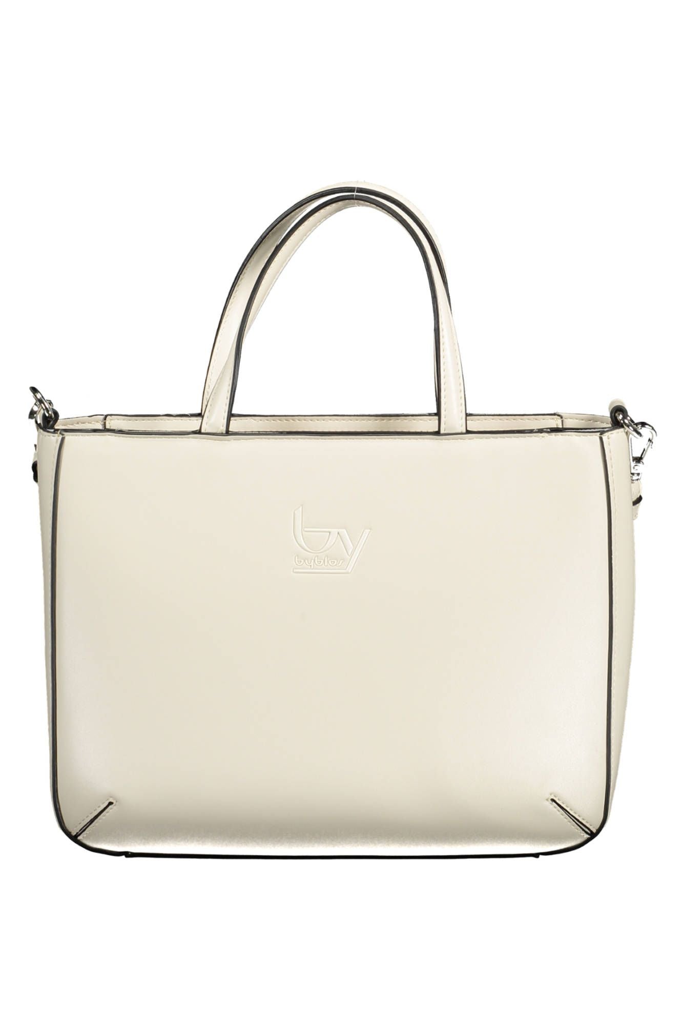 BYBLOS White PVC Women Handbag - Luksuslaukut ja asusteet BYBLOS - Tutustu YVES JAVANNI® 