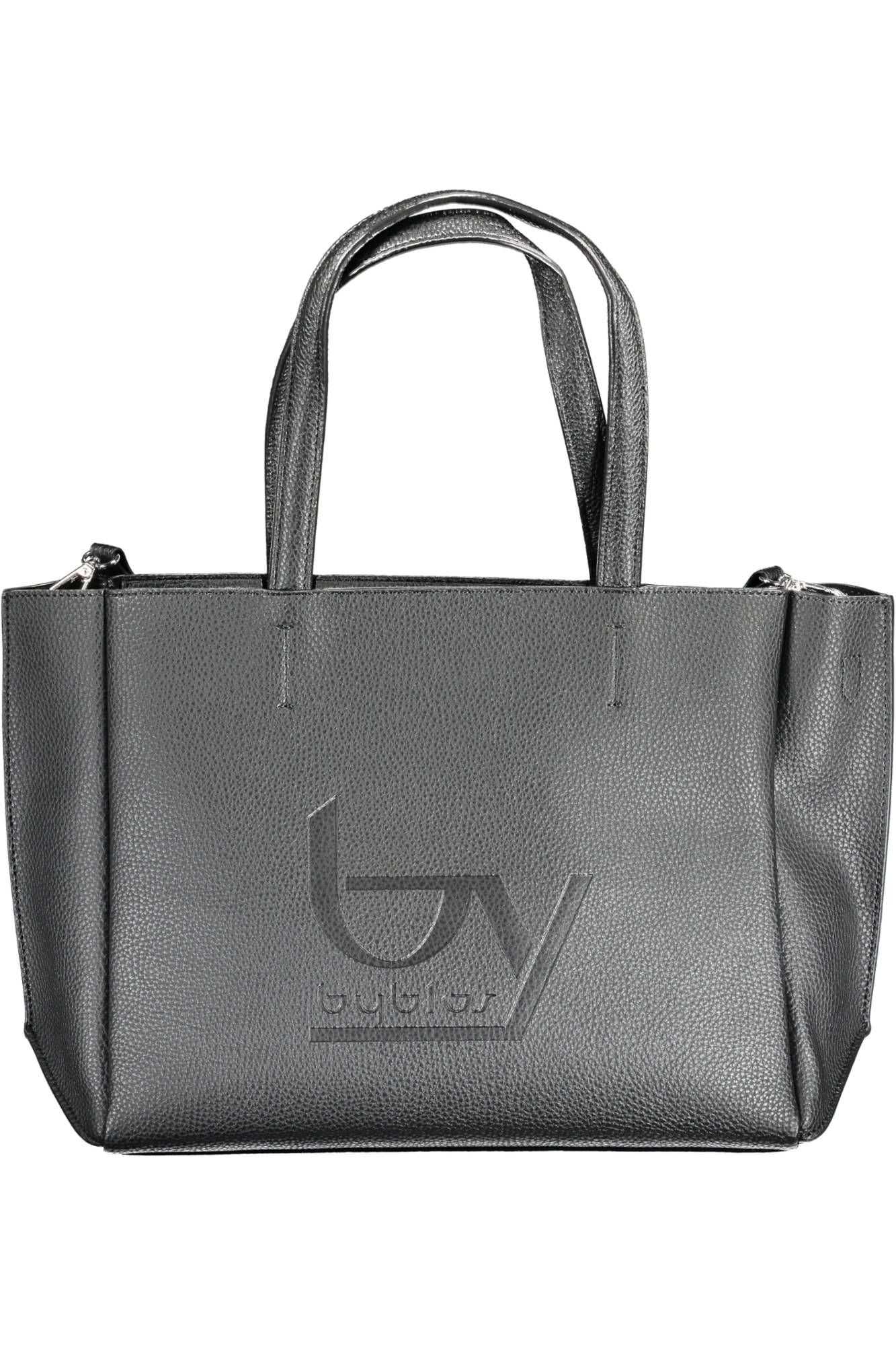 BYBLOS Chic Black Dual-Handle Printed Handbag - Luksusmuotia BYBLOS - Tutustu YVES JAVANNI® 