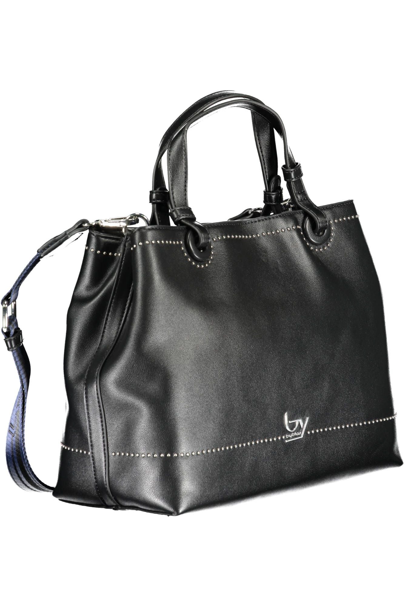 BYBLOS Elegant Black Two-Compartment Handbag - Luksusmuotia BYBLOS - Tutustu YVES JAVANNI® 