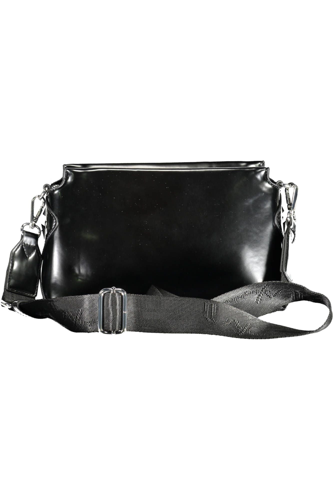 BYBLOS Elegant Black Contrasting Details Shoulder Bag - Luksusmuotia BYBLOS - Tutustu YVES JAVANNI® 