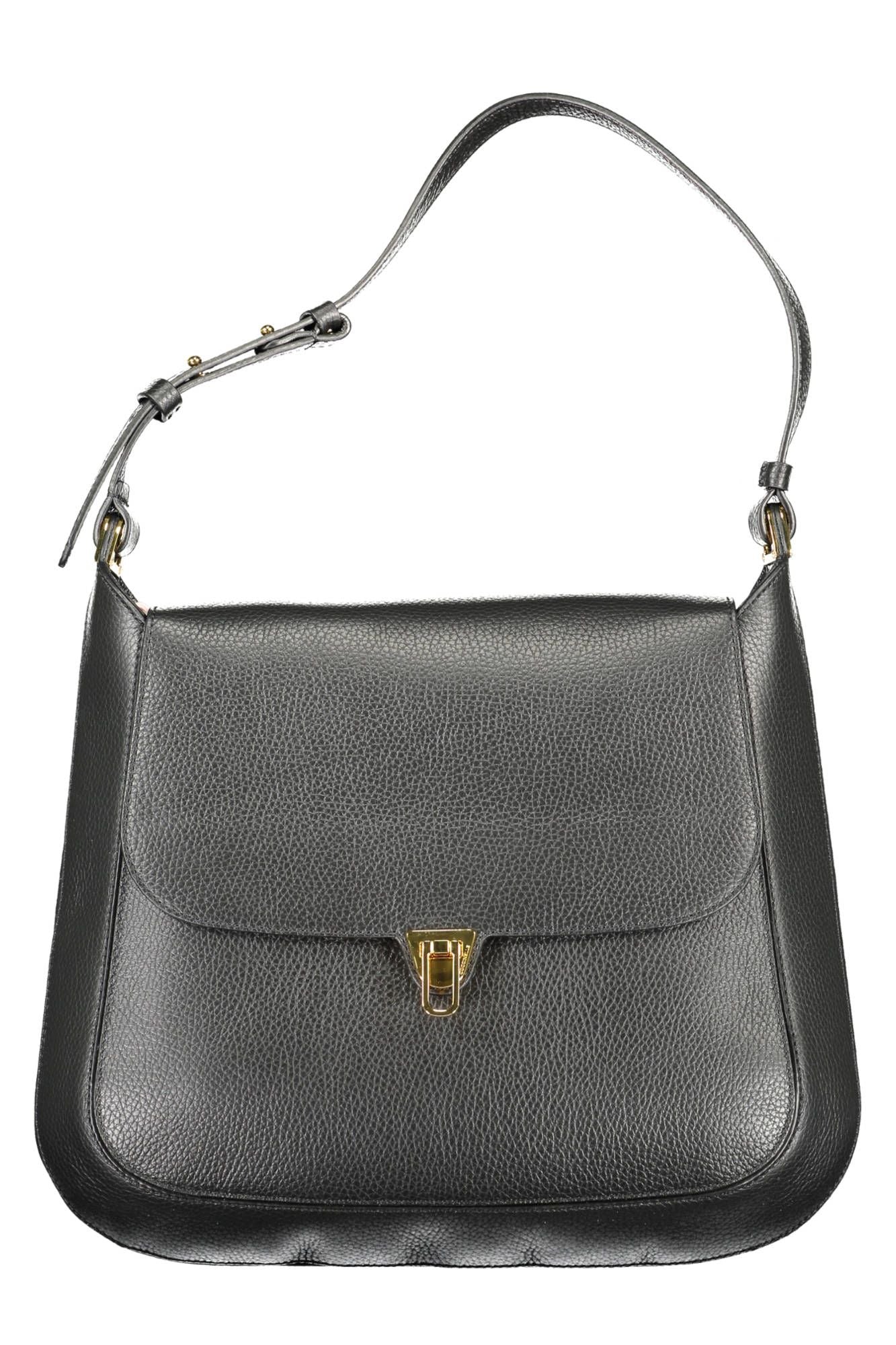 Coccinelle Elegant Leather Shoulder Bag with Turn Lock Closure - Luksusmuotia Coccinelle - Tutustu YVES JAVANNI® 