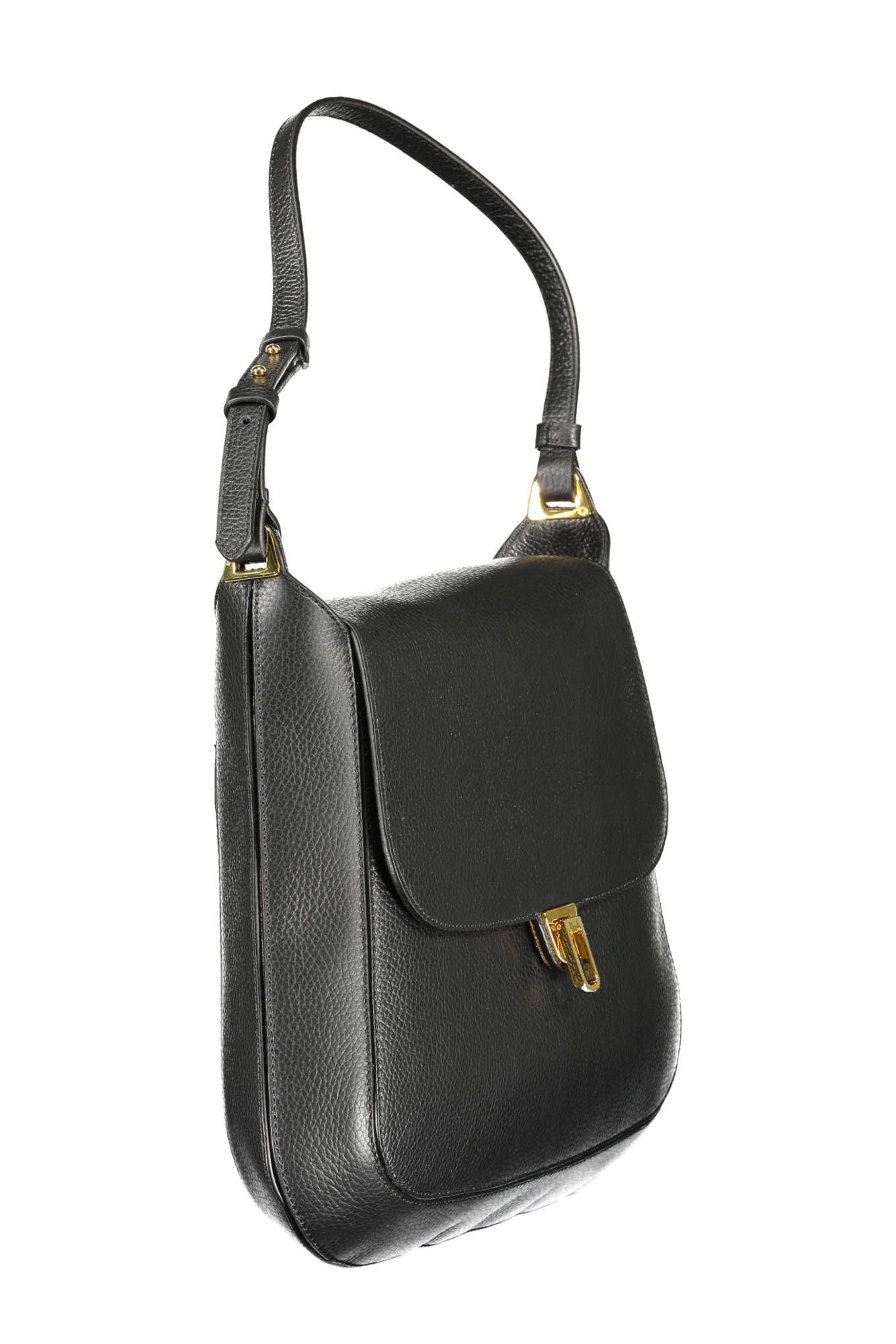 Coccinelle Elegant Leather Shoulder Bag with Turn Lock Closure - Luksusmuotia Coccinelle - Tutustu YVES JAVANNI® 