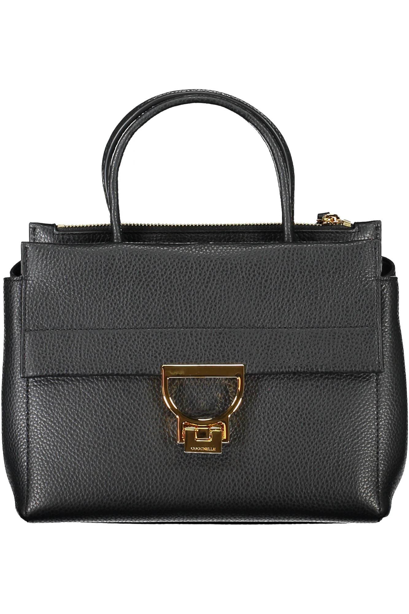 Coccinelle Elegant Black Leather Handbag With Versatile Straps - Luxury from Coccinelle - Shop at YVES JAVANNI