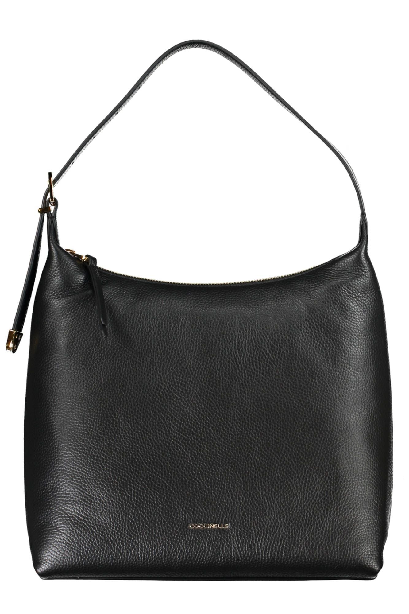 Coccinelle Elegant Black Leather Shoulder Bag - Luksusmuotia Coccinelle - Tutustu YVES JAVANNI® 