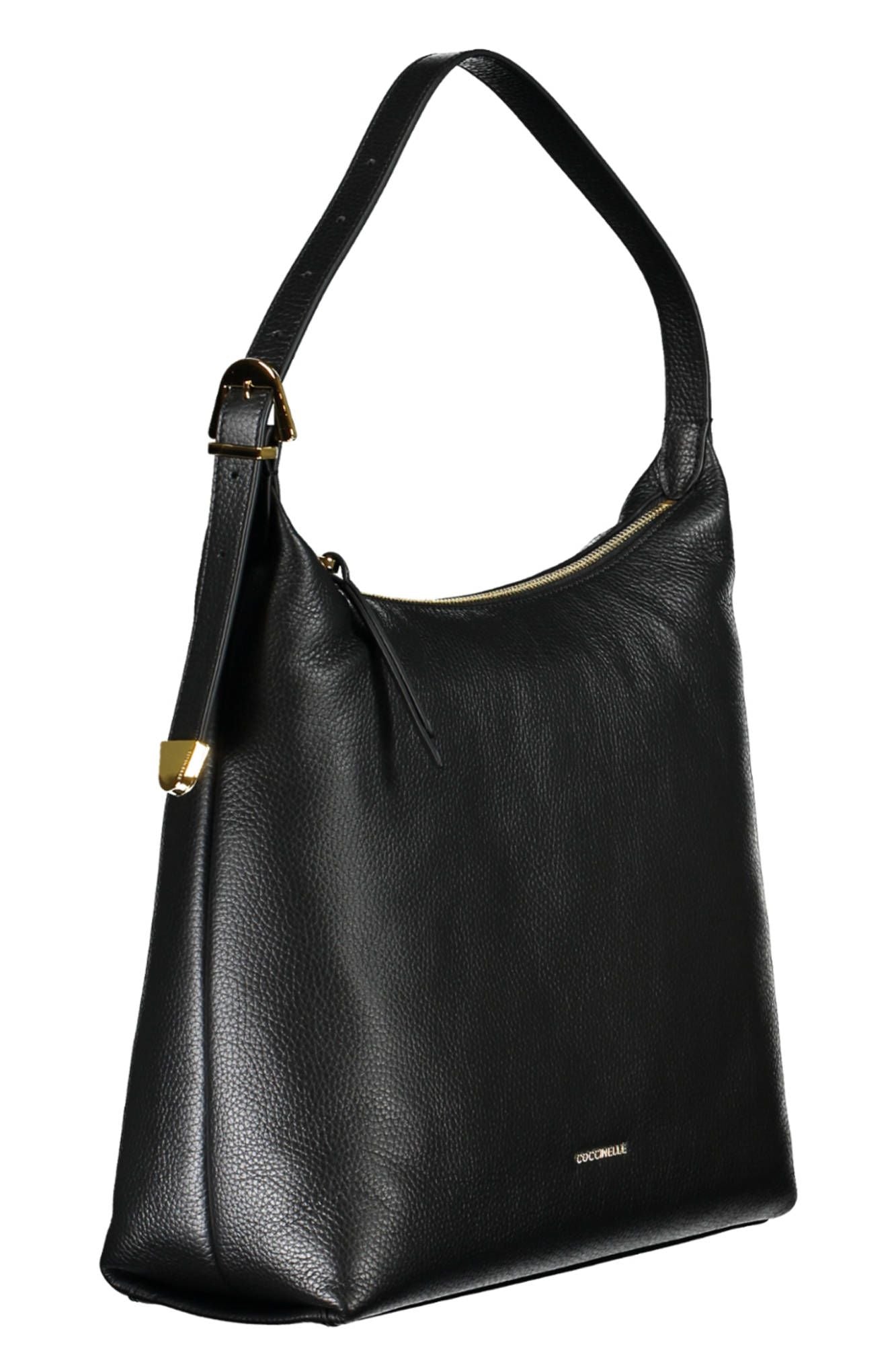 Coccinelle Elegant Black Leather Shoulder Bag - Luksusmuotia Coccinelle - Tutustu YVES JAVANNI® 