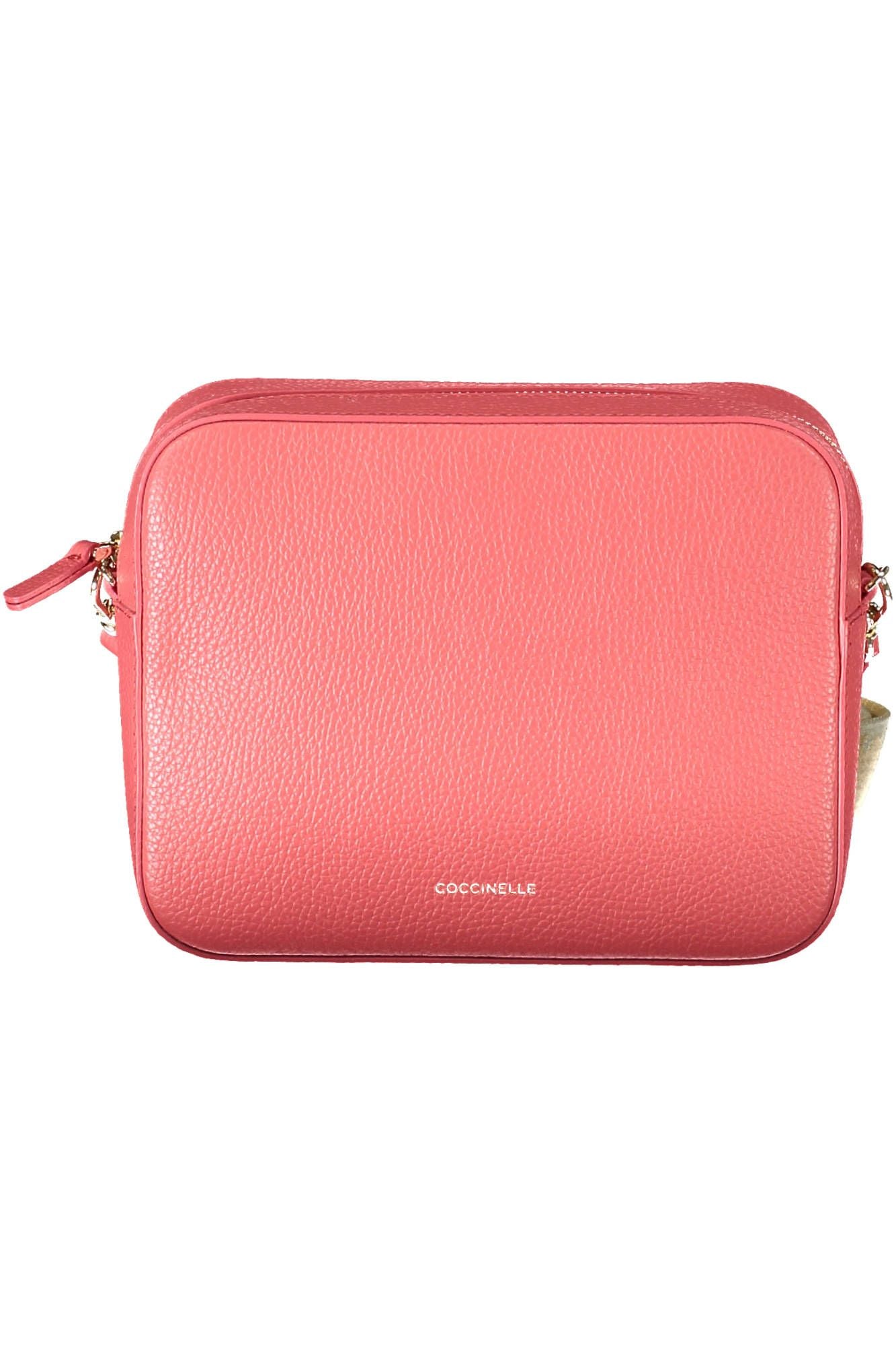 Coccinelle Pink Leather Women Handbag - Luksuslaukut ja asusteet Coccinelle - Tutustu YVES JAVANNI® 