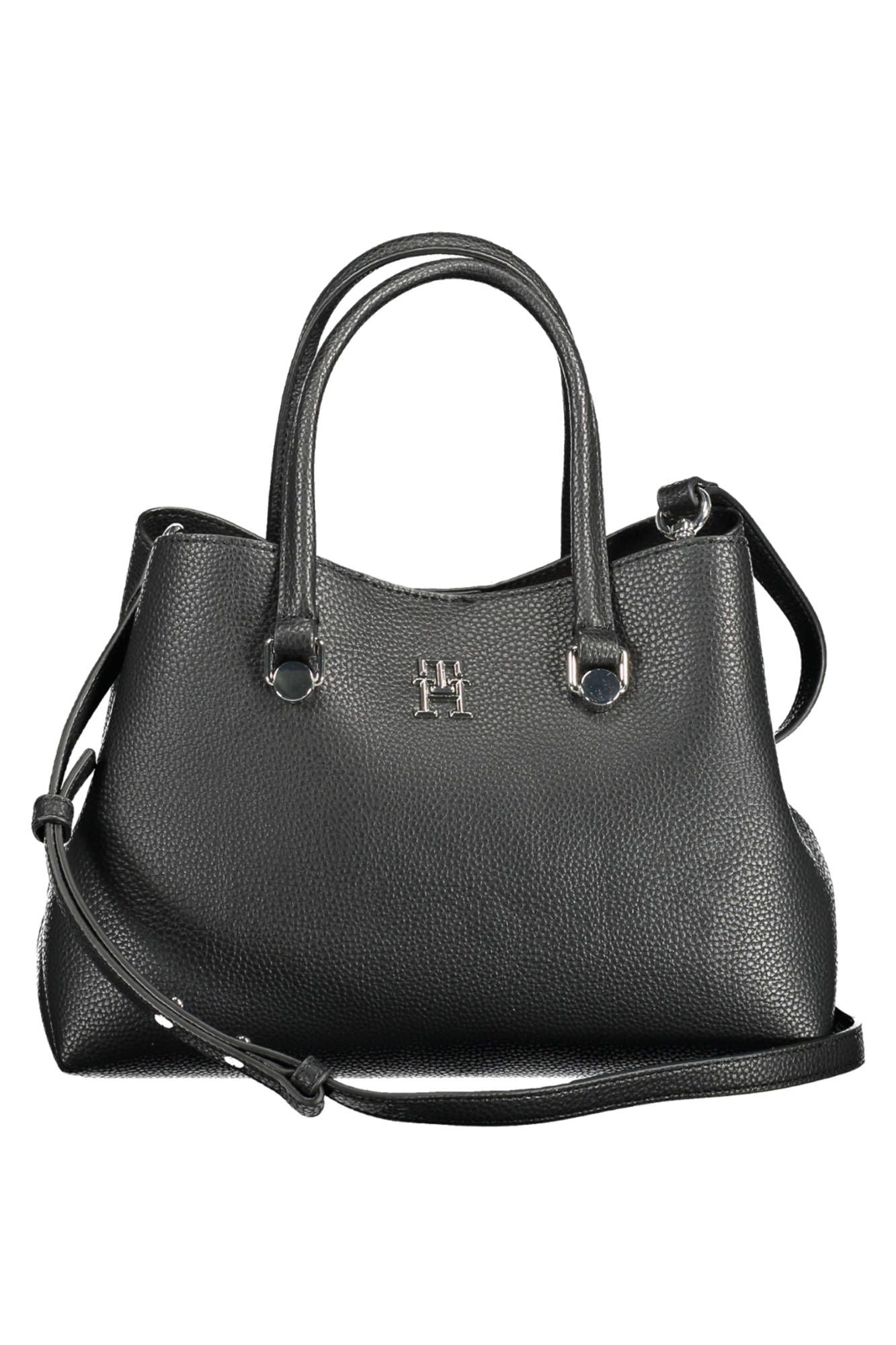 Tommy Hilfiger Black Polyester Women Handbag - Luksuslaukut ja asusteet Tommy Hilfiger - Tutustu YVES JAVANNI® 