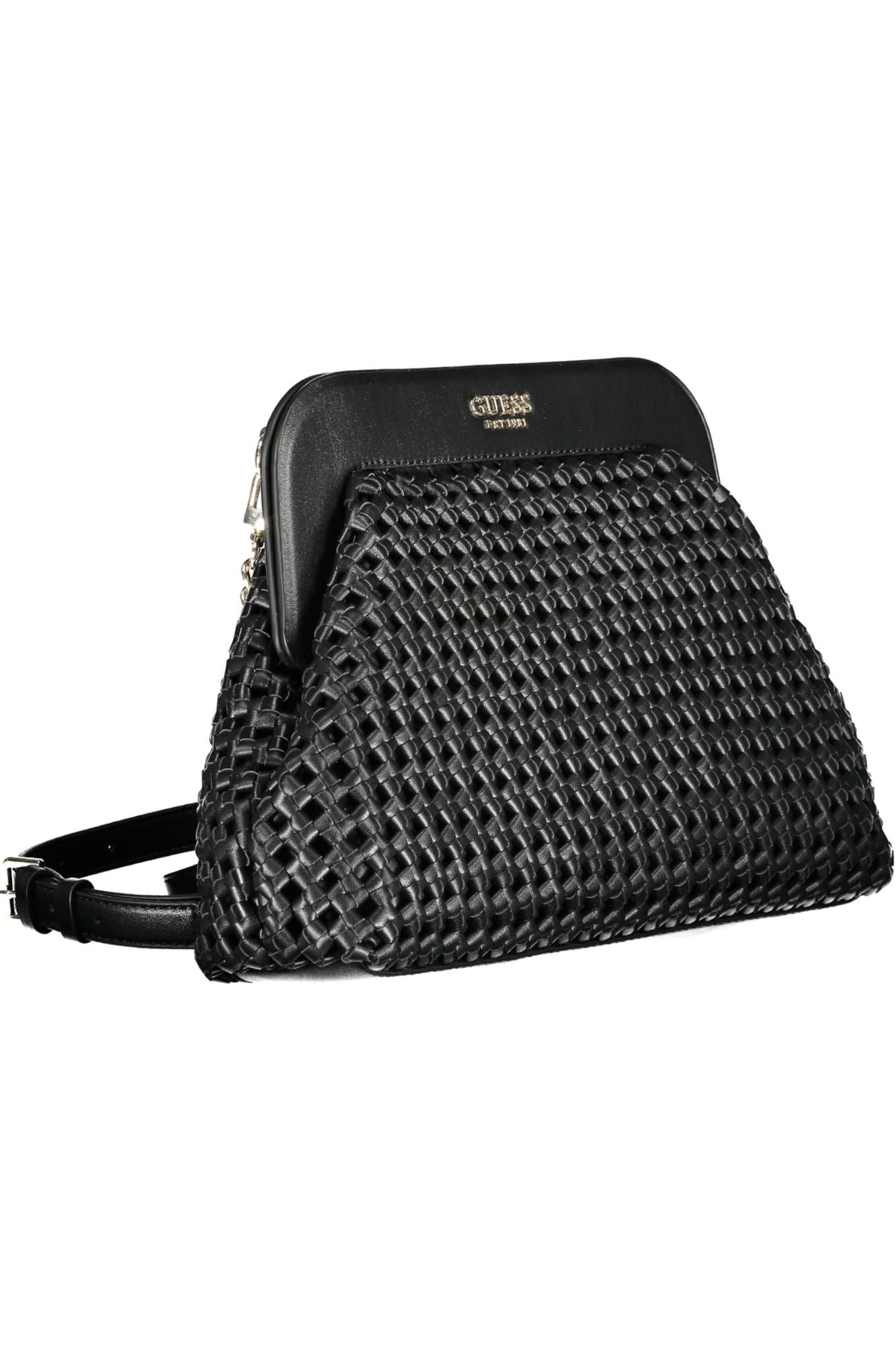 Guess Jeans Black Polyethylene Women Handbag - Luksuslaukut ja asusteet Guess Jeans - Tutustu YVES JAVANNI® 