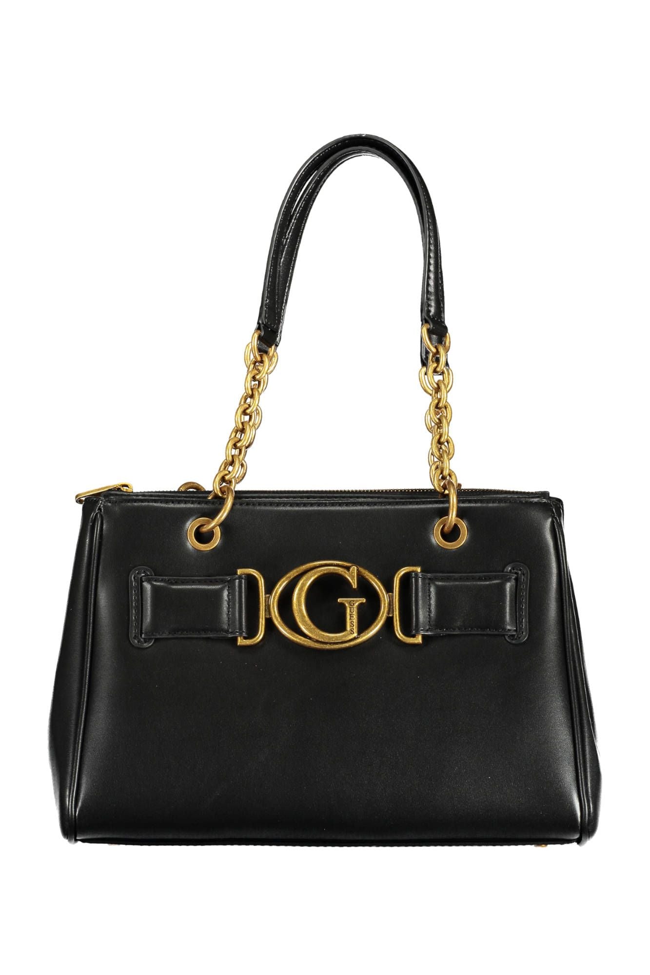 Guess Chic Black Contrasting Detail Dual-Handle Bag - Luksusmuotia Guess Jeans - Tutustu YVES JAVANNI® 