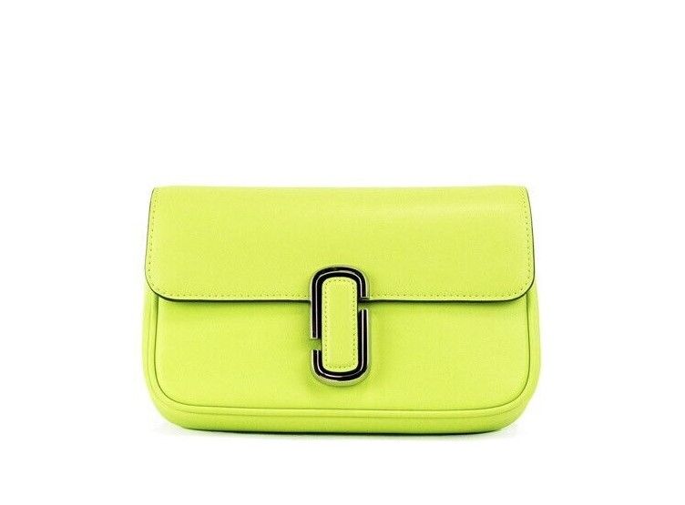 Marc Jacobs The J Marc Green Glow Smooth Leather Shoulder Crossbody Handbag - Luksuslaukut ja asusteet Marc Jacobs - Tutustu YVES JAVANNI® 