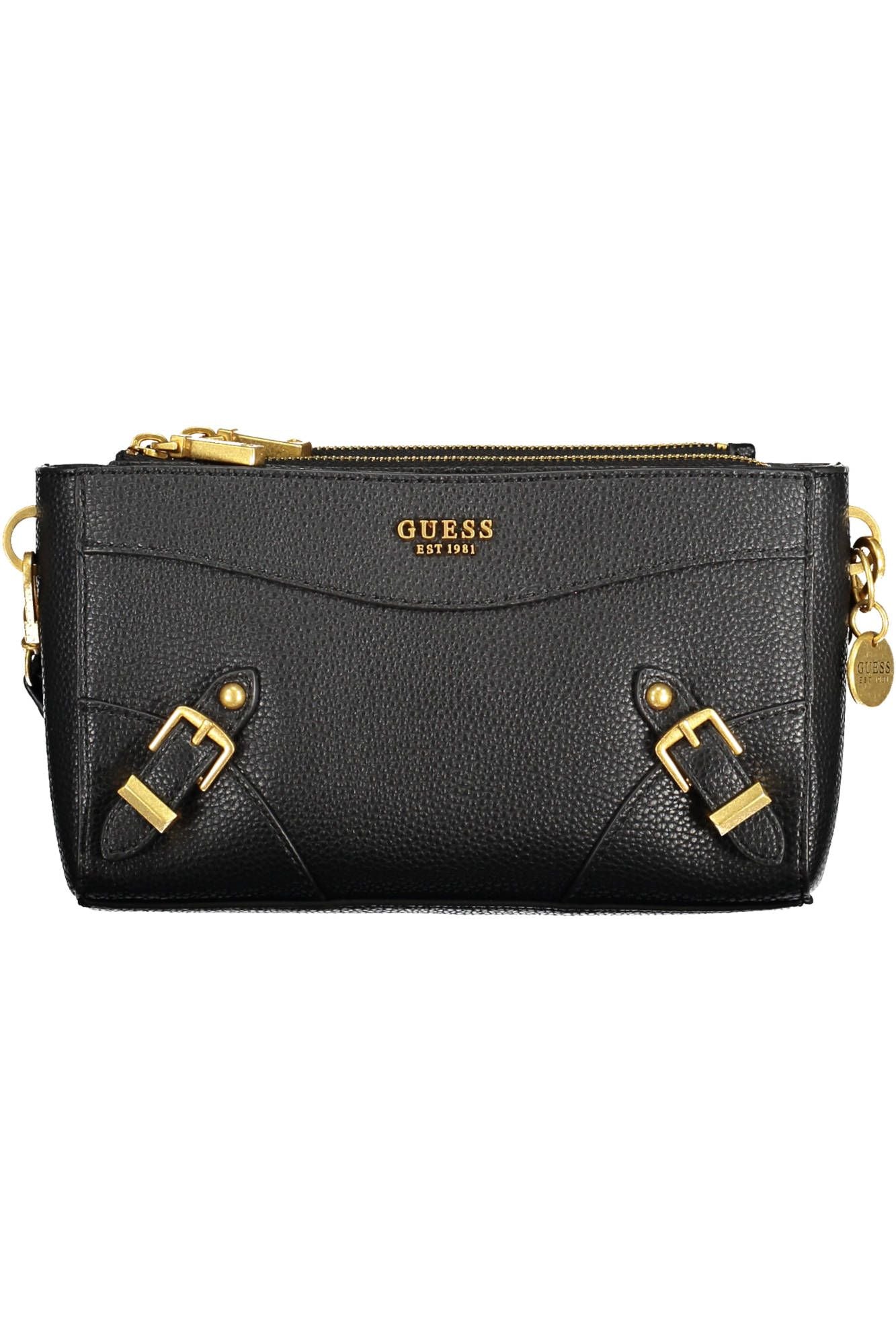 Guess Chic Contrasting Black Polyurethane Handbag - Luksusmuotia Guess Jeans - Tutustu YVES JAVANNI® 