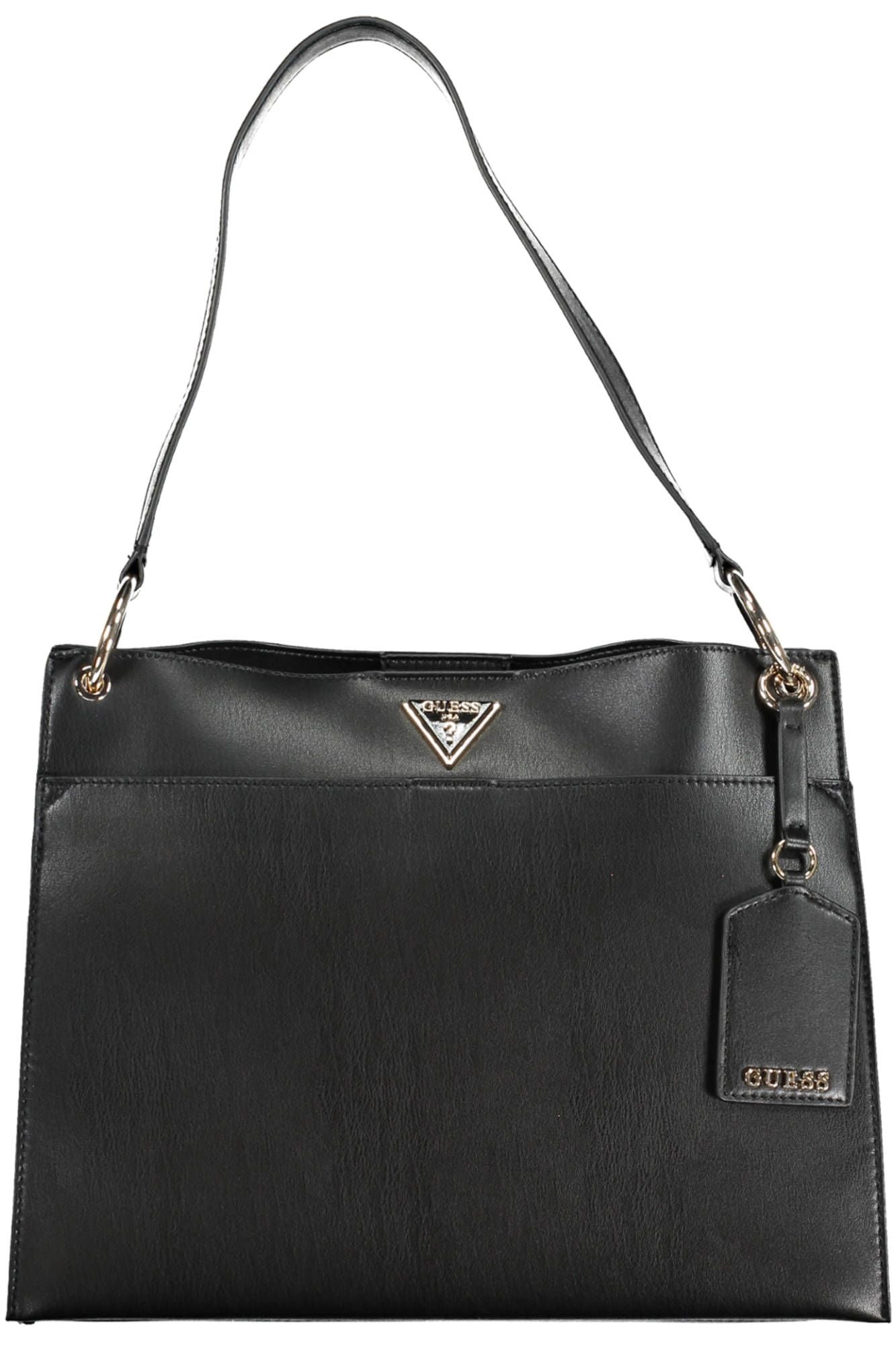 Guess Jeans Black Polyethylene Women Handbag - Luksuslaukut ja asusteet Guess Jeans - Tutustu YVES JAVANNI® 