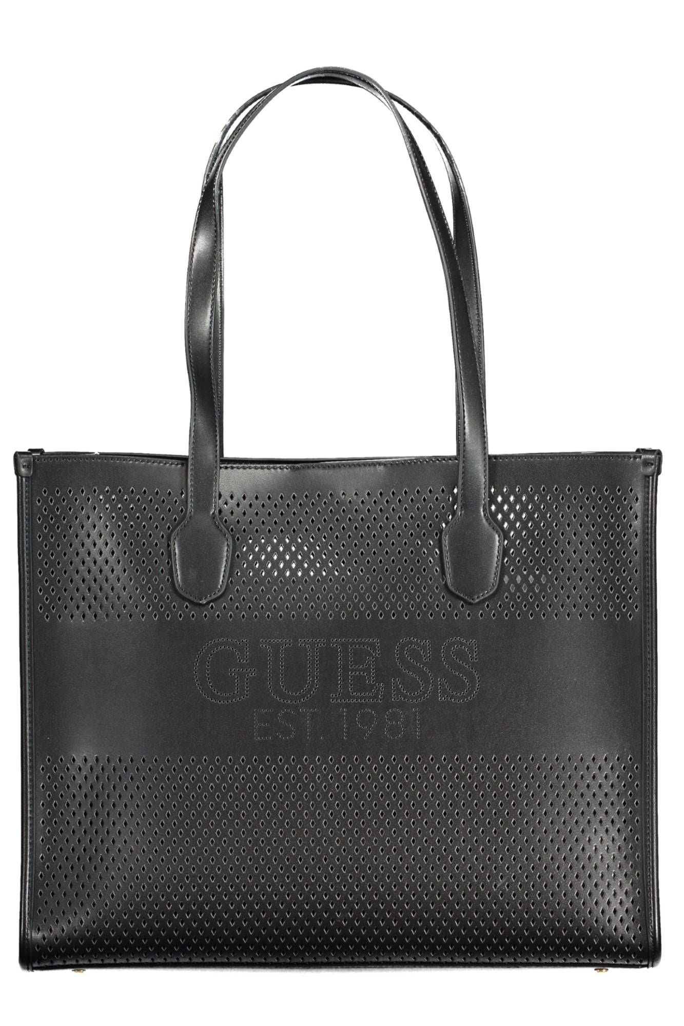 Guess Chic Black Convertible Shoulder Bag with Pochette - Luksusmuotia Guess Jeans - Tutustu YVES JAVANNI® 