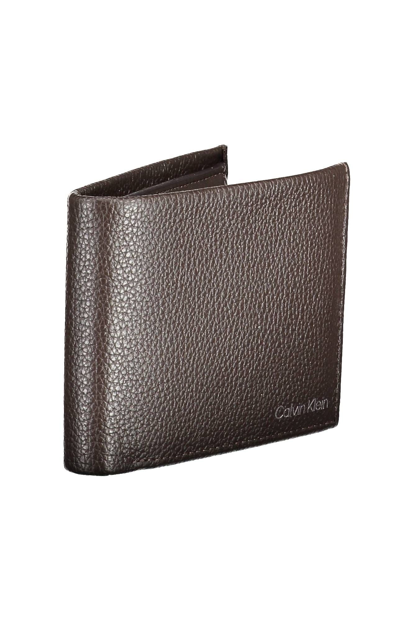 Calvin Klein Brown Leather Men Wallet - Luksuslaukut ja asusteet Calvin Klein - Tutustu YVES JAVANNI® 