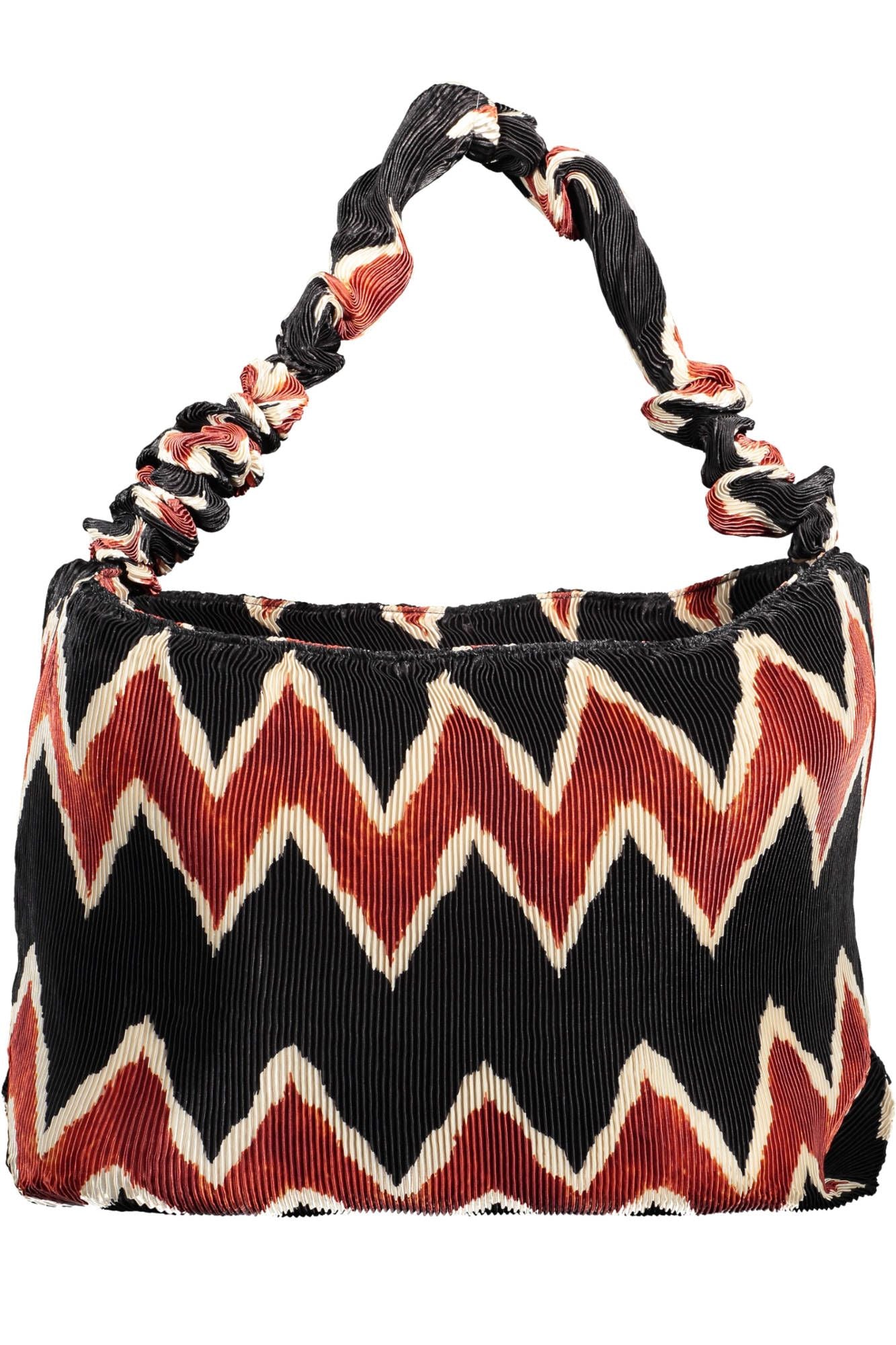 Desigual Chic Black Cotton Shoulder Bag with Logo Detail - Luksusmuotia Desigual - Tutustu YVES JAVANNI® 