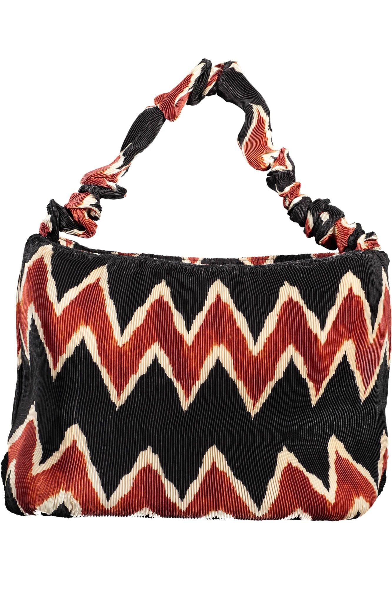 Desigual Chic Black Cotton Shoulder Bag with Logo Detail - Luksusmuotia Desigual - Tutustu YVES JAVANNI® 