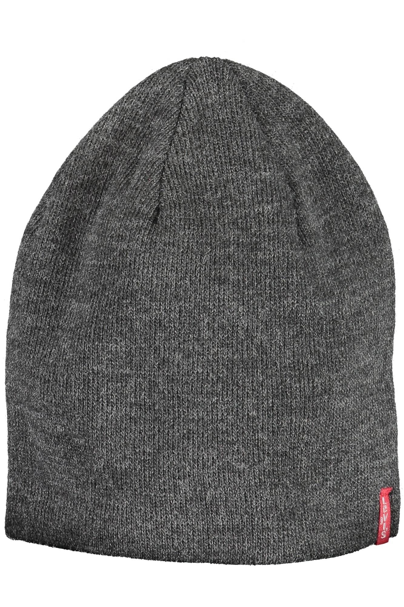 Levi's Gray Acrylic Men Cap - Luksuslaukut ja asusteet Levi's - Tutustu YVES JAVANNI® 