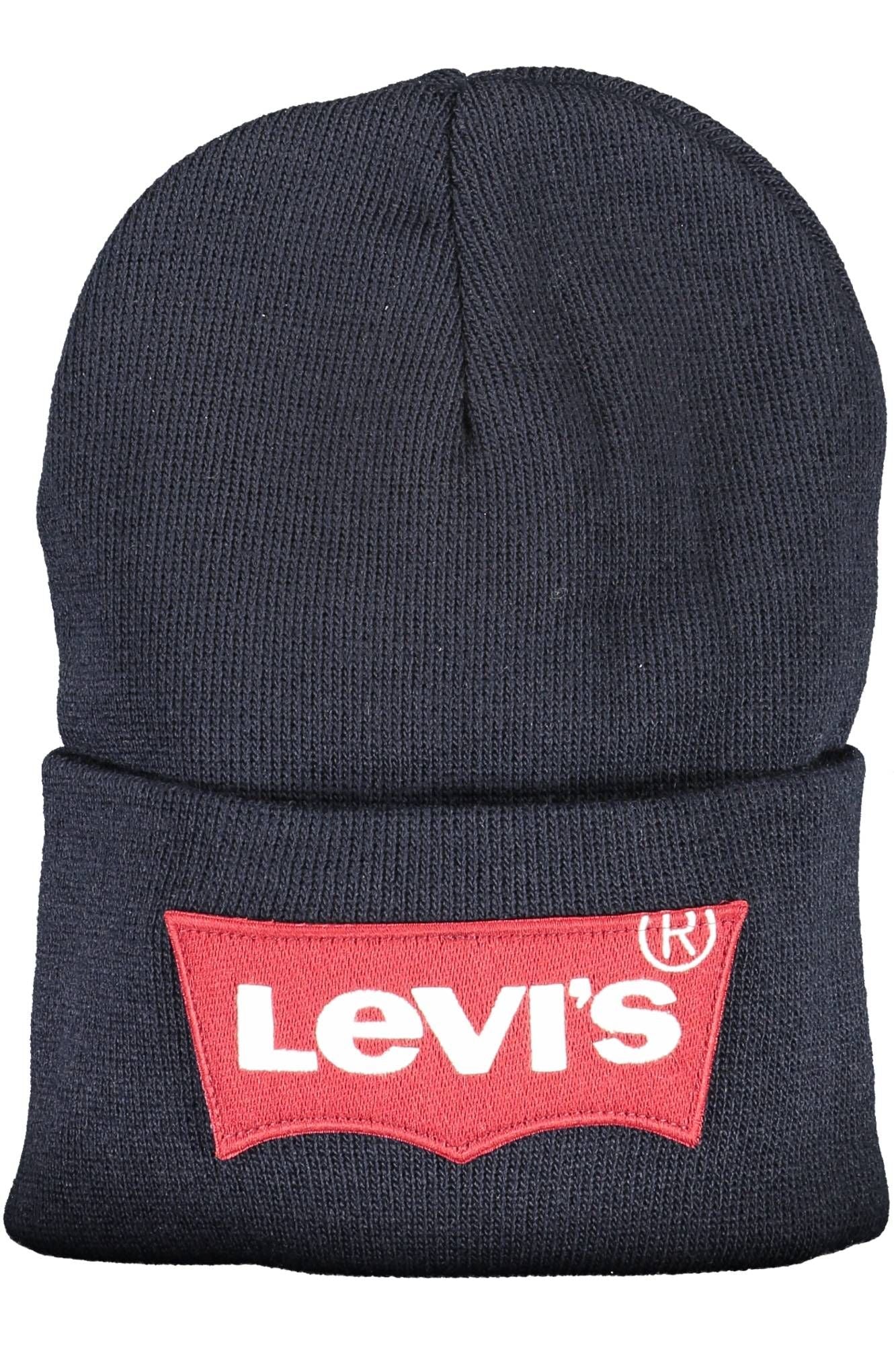 Levi's Blue Acrylic Men Cap - Luksuslaukut ja asusteet Levi's - Tutustu YVES JAVANNI® 