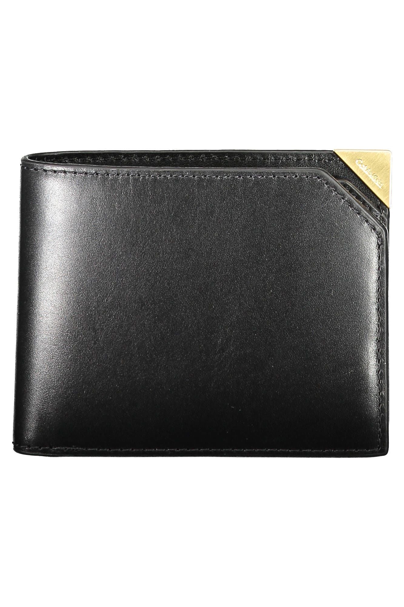 Calvin Klein Black Leather Mens Wallet - Luksuslaukut ja asusteet Calvin Klein - Tutustu YVES JAVANNI® 