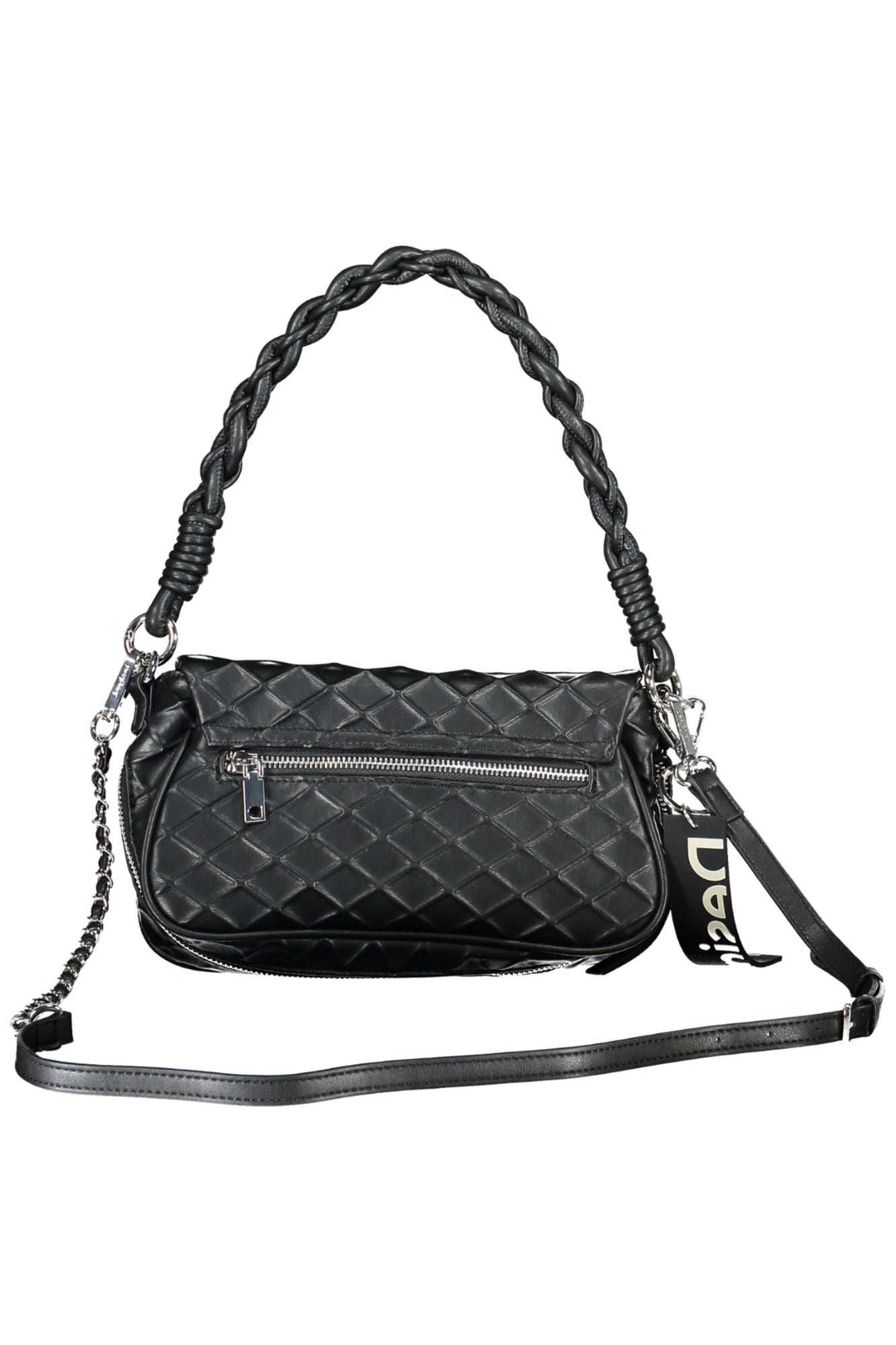 Desigual Chic Black Expandable Shoulder Bag - Luksusmuotia Desigual - Tutustu YVES JAVANNI® 