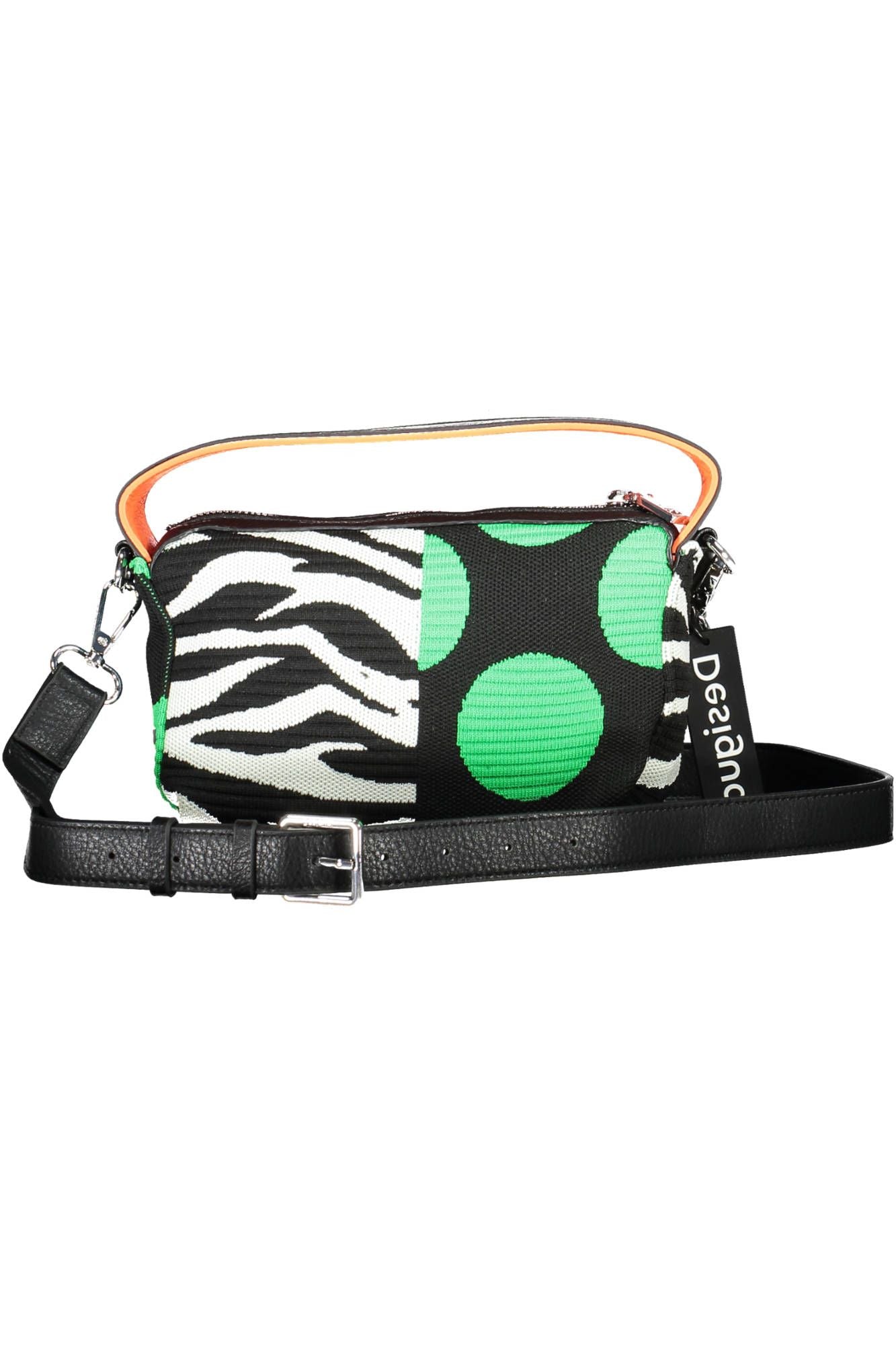 Desigual Elevate Your Style with a Sleek Black Shoulder Bag - Luksusmuotia Desigual - Tutustu YVES JAVANNI® 